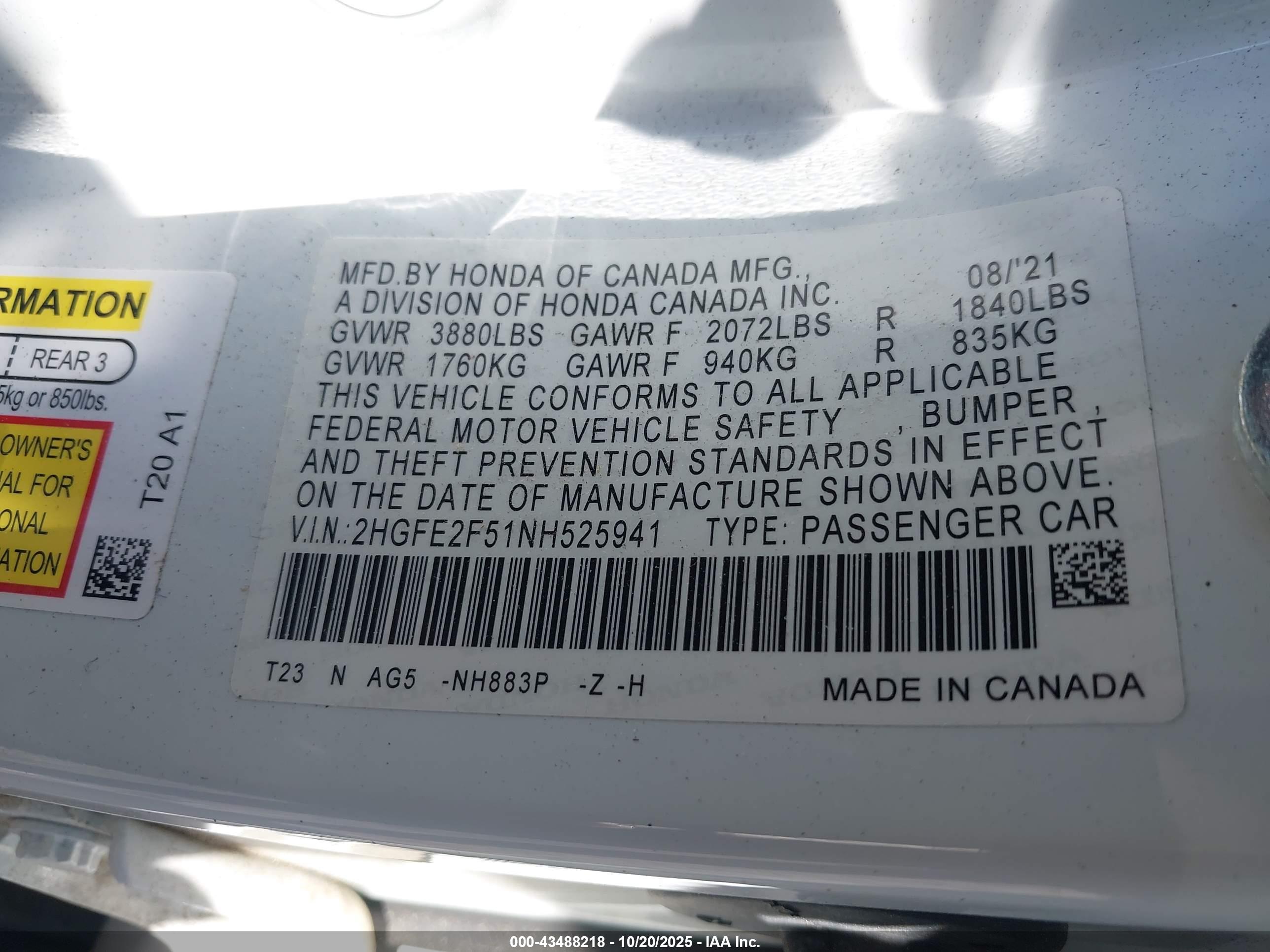 HONDA CIVIC image 9