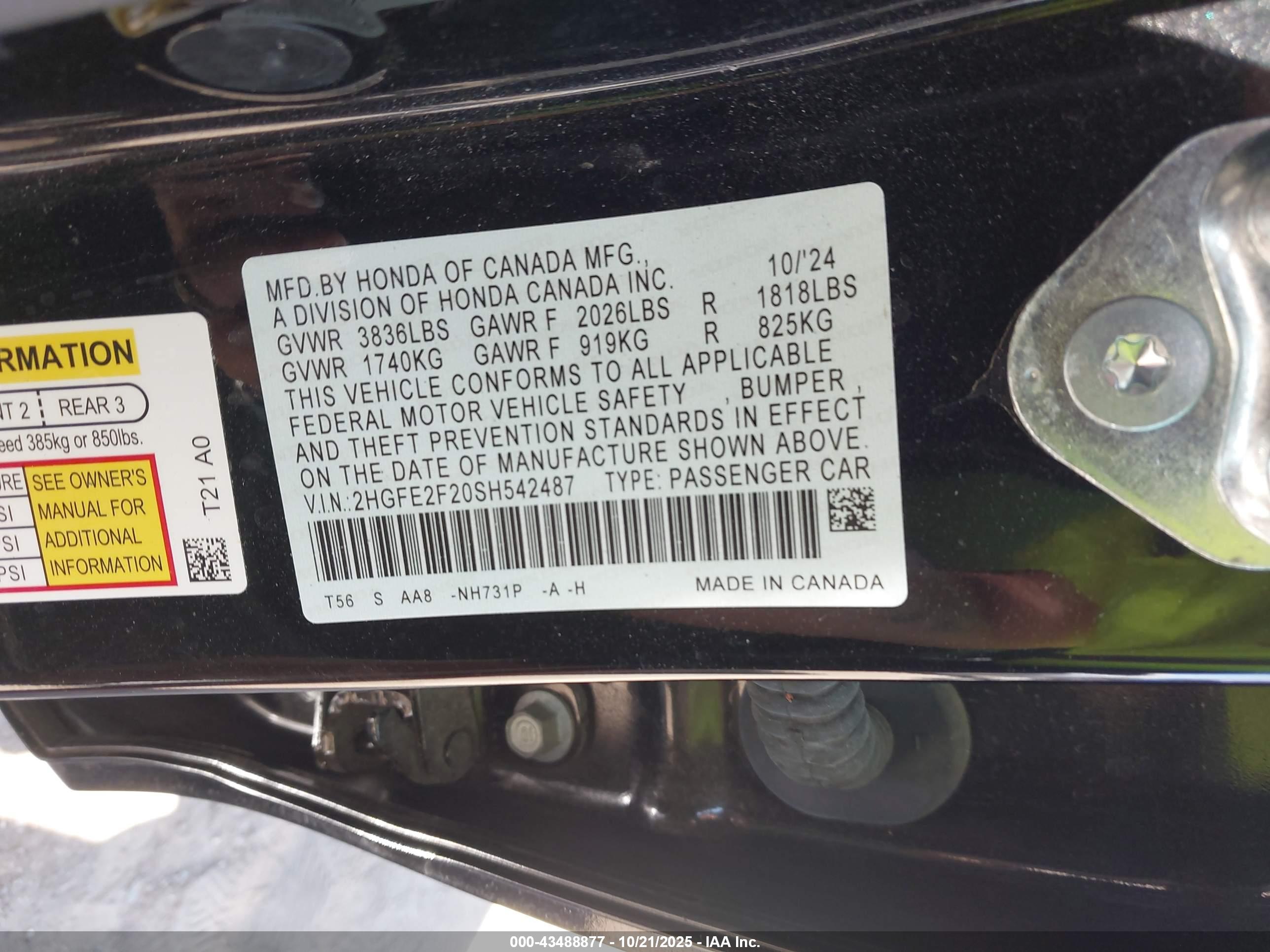 HONDA CIVIC image 9