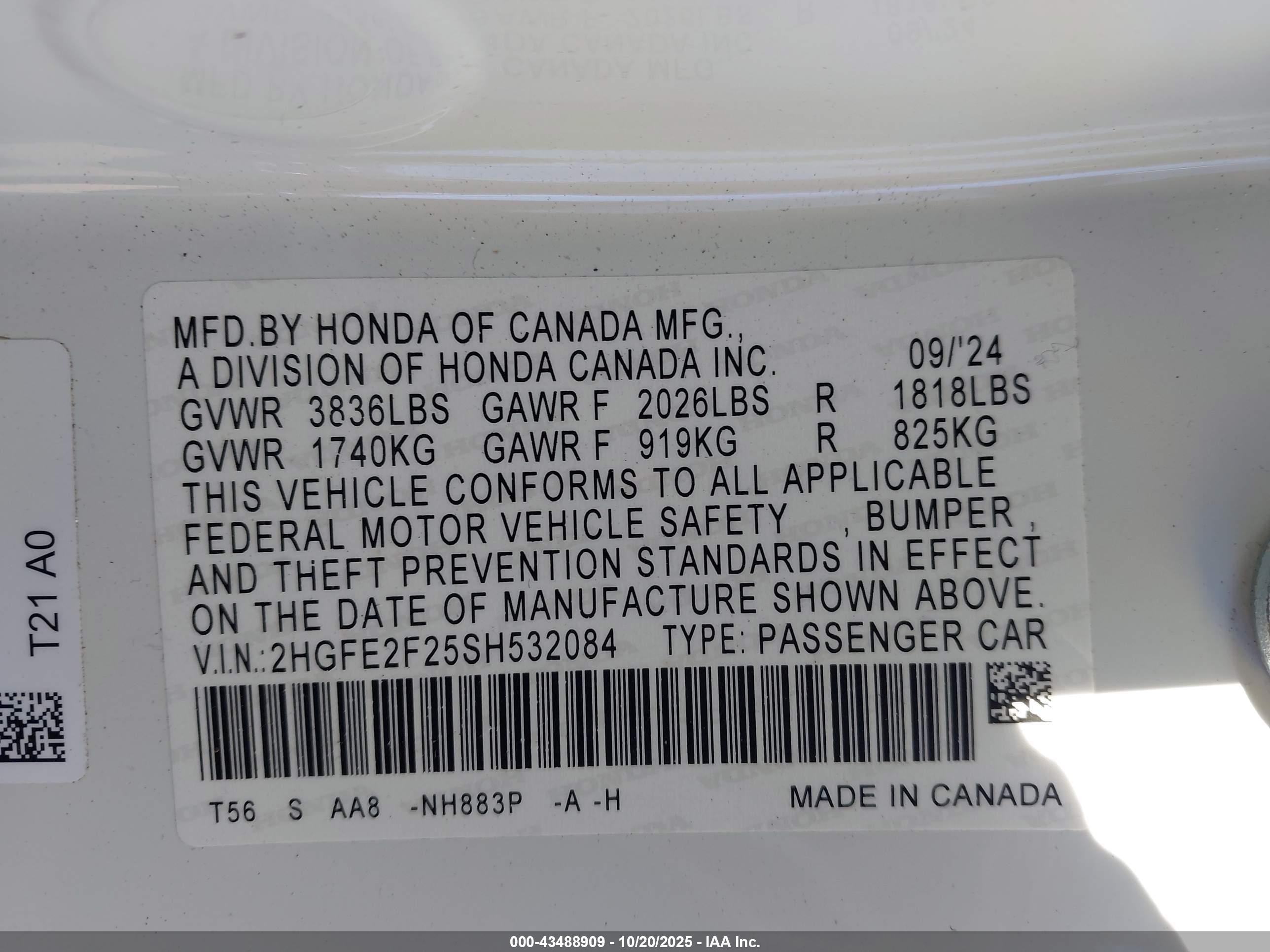 HONDA CIVIC image 9