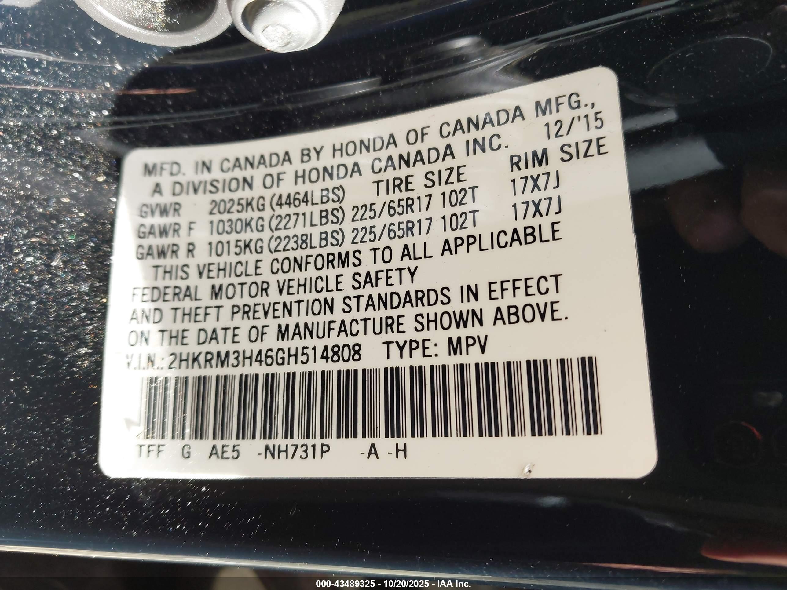 HONDA CR-V image 9
