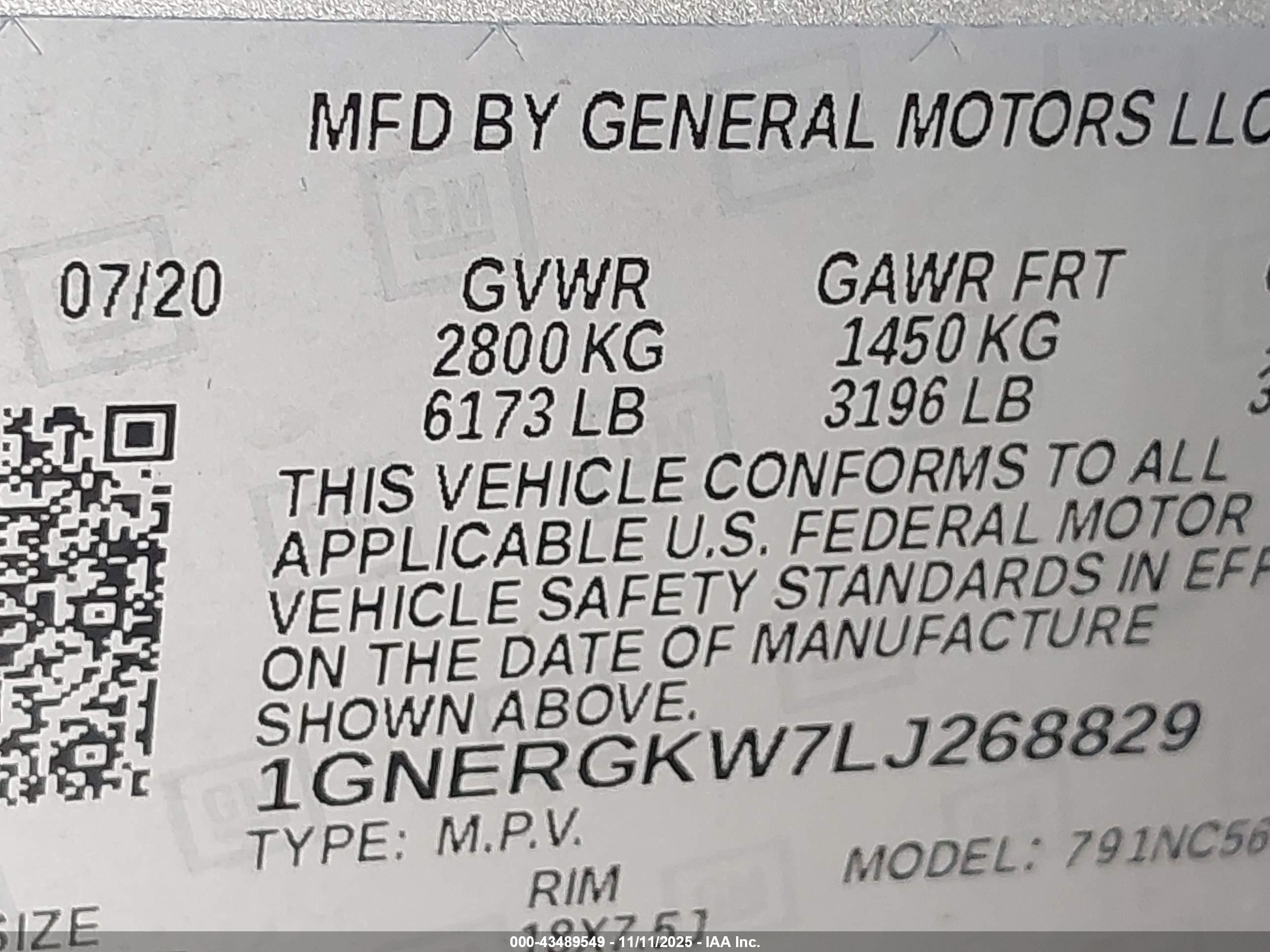 CHEVROLET TRAVERSE image 9