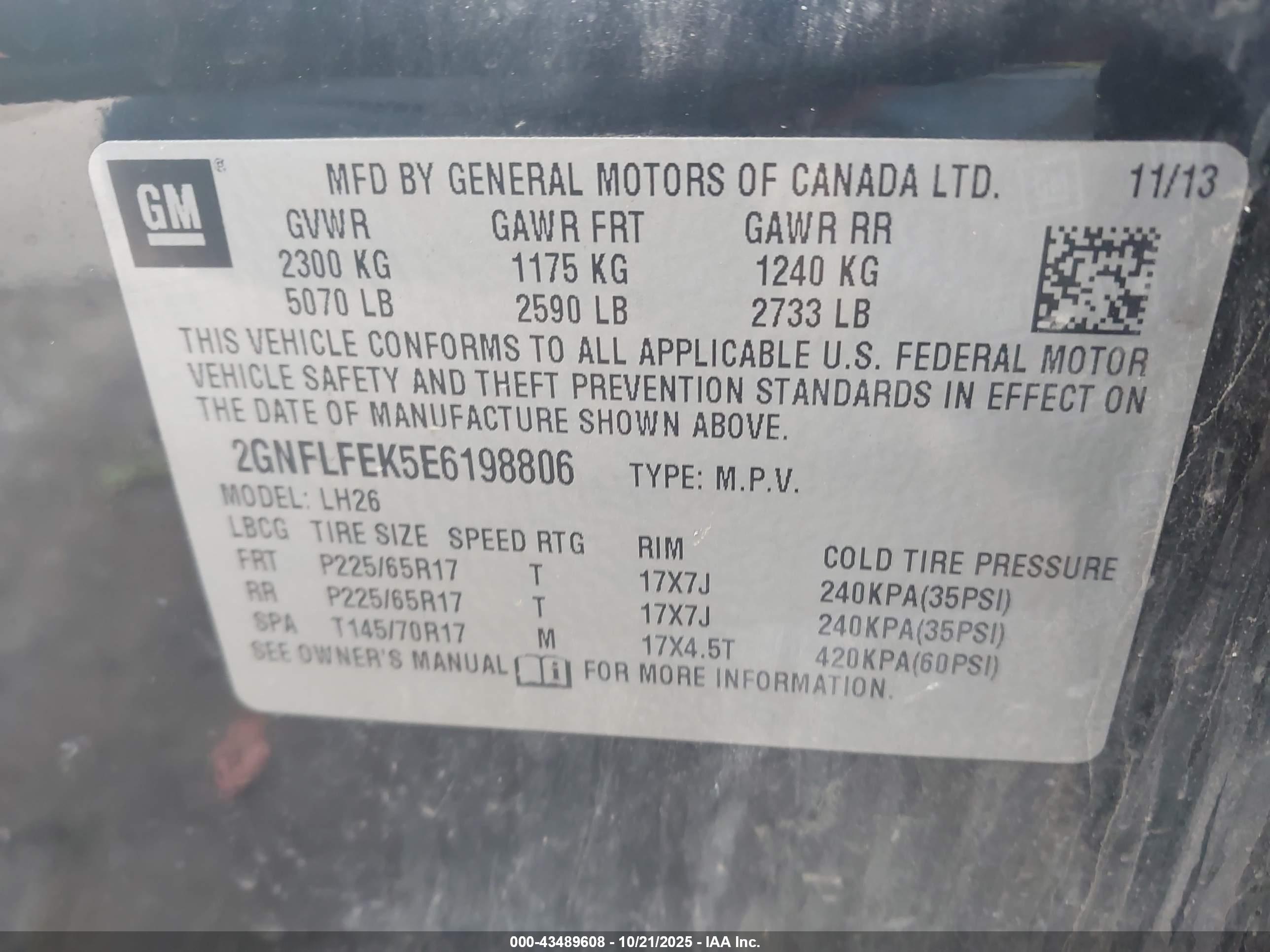 CHEVROLET EQUINOX image 9