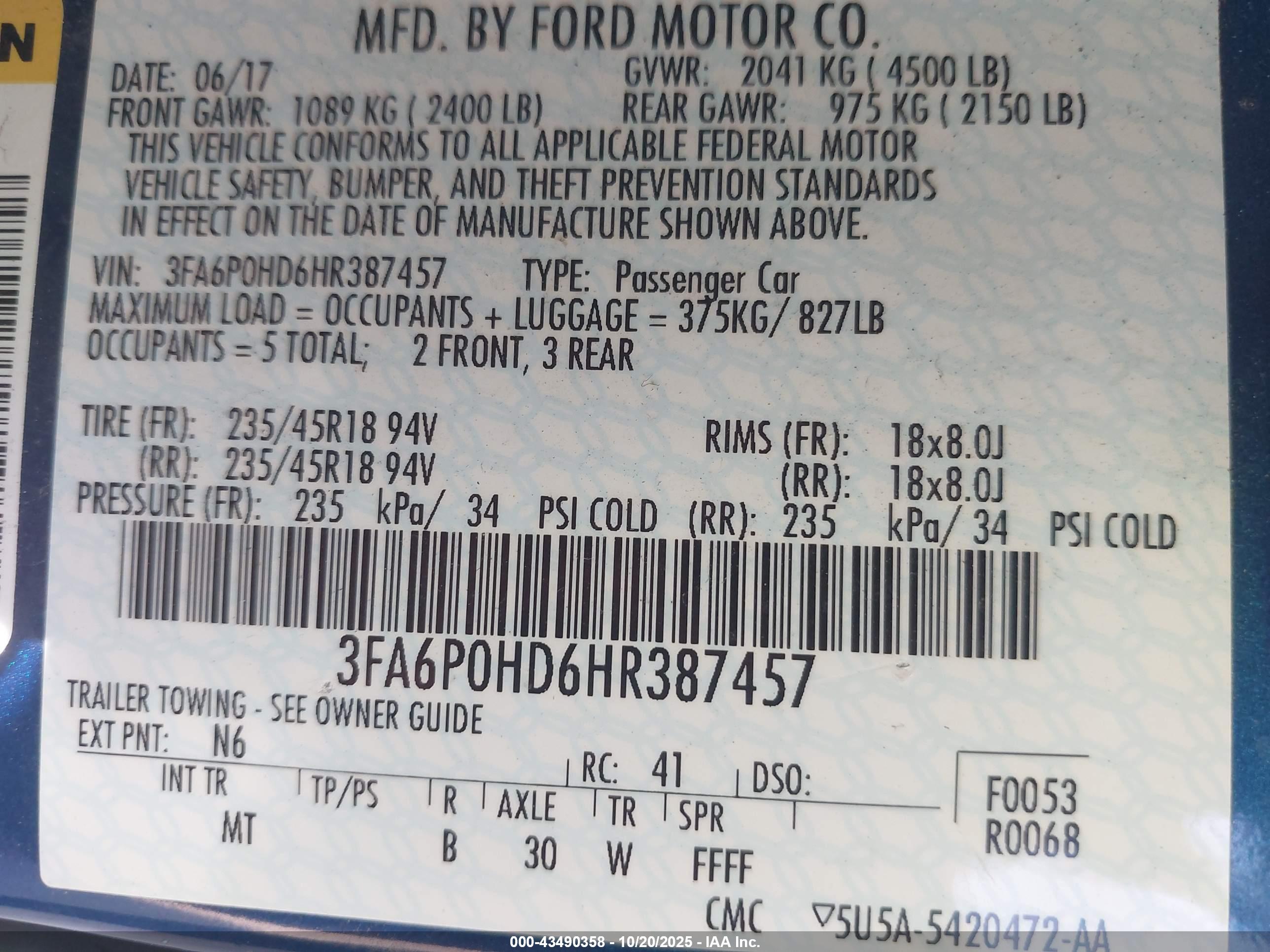 FORD FUSION image 9
