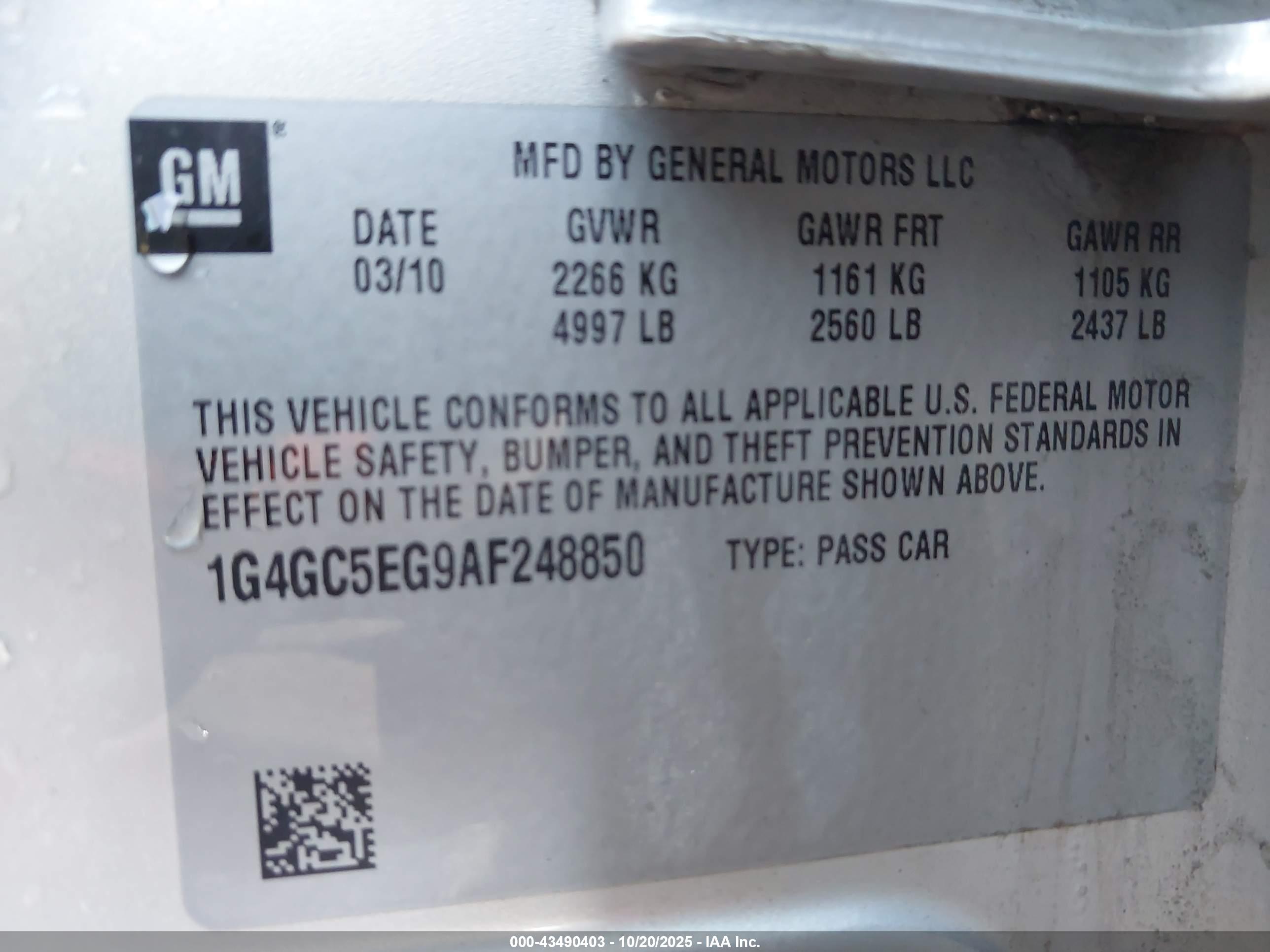 BUICK LACROSSE image 9