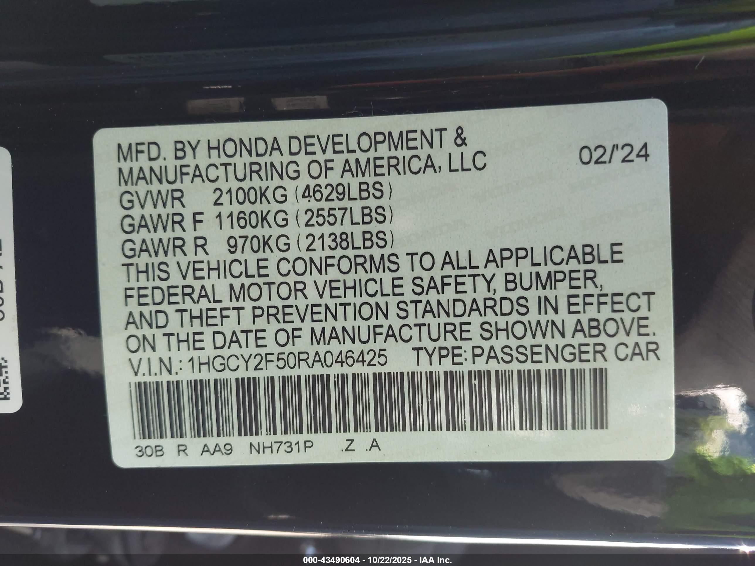 HONDA ACCORD image 9