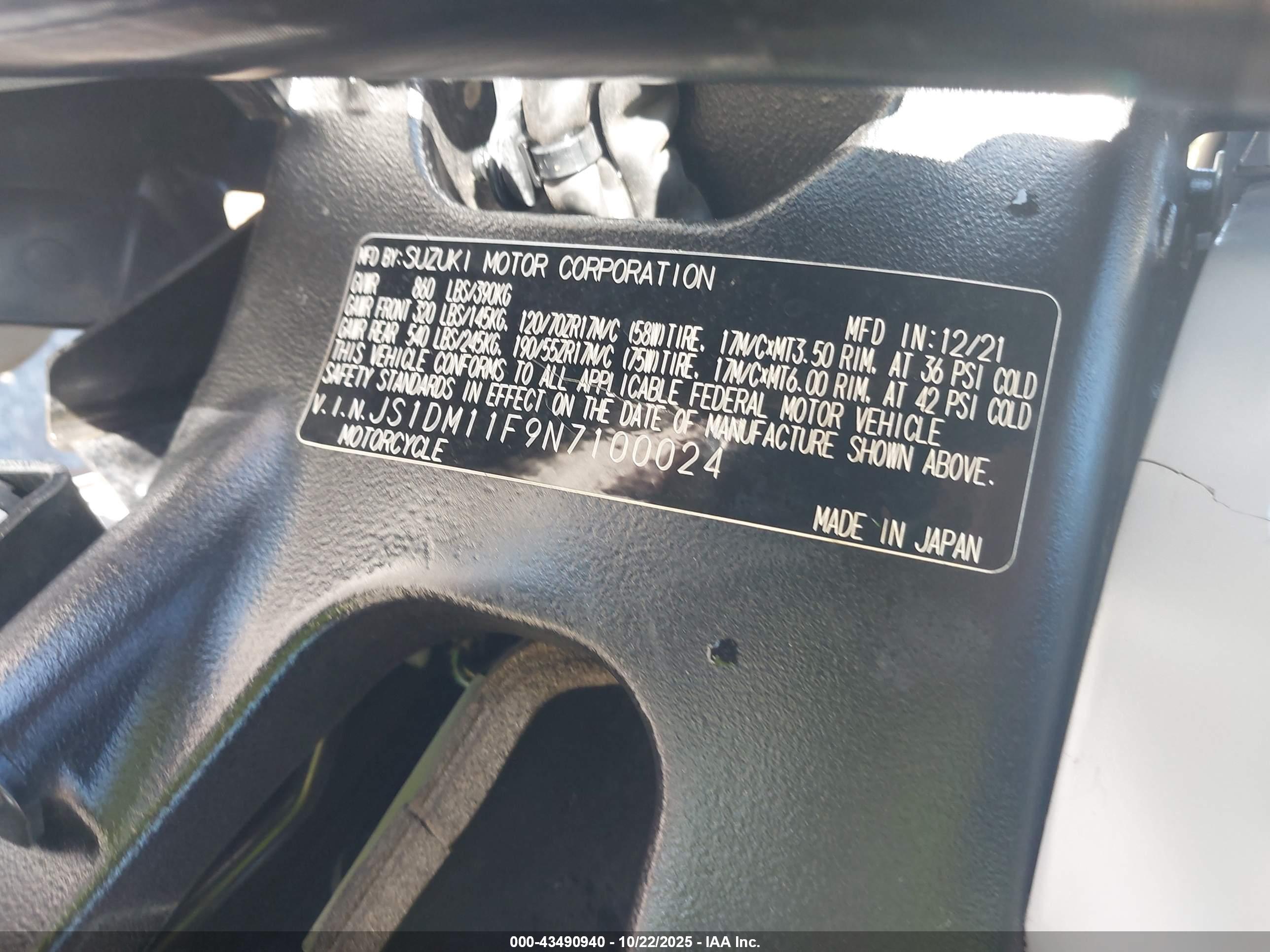 SUZUKI GSX-R1000 image 10