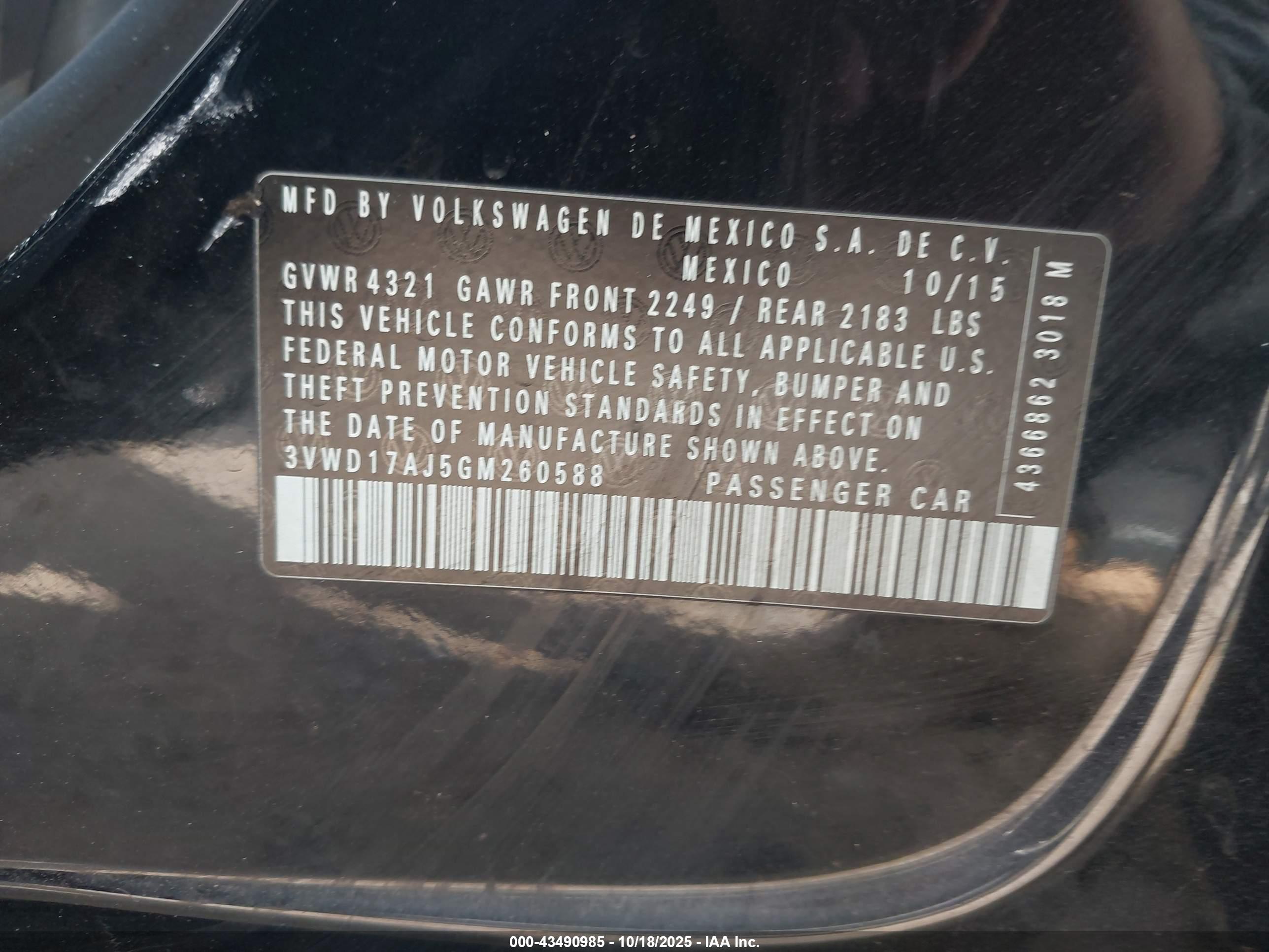 VOLKSWAGEN JETTA image 9