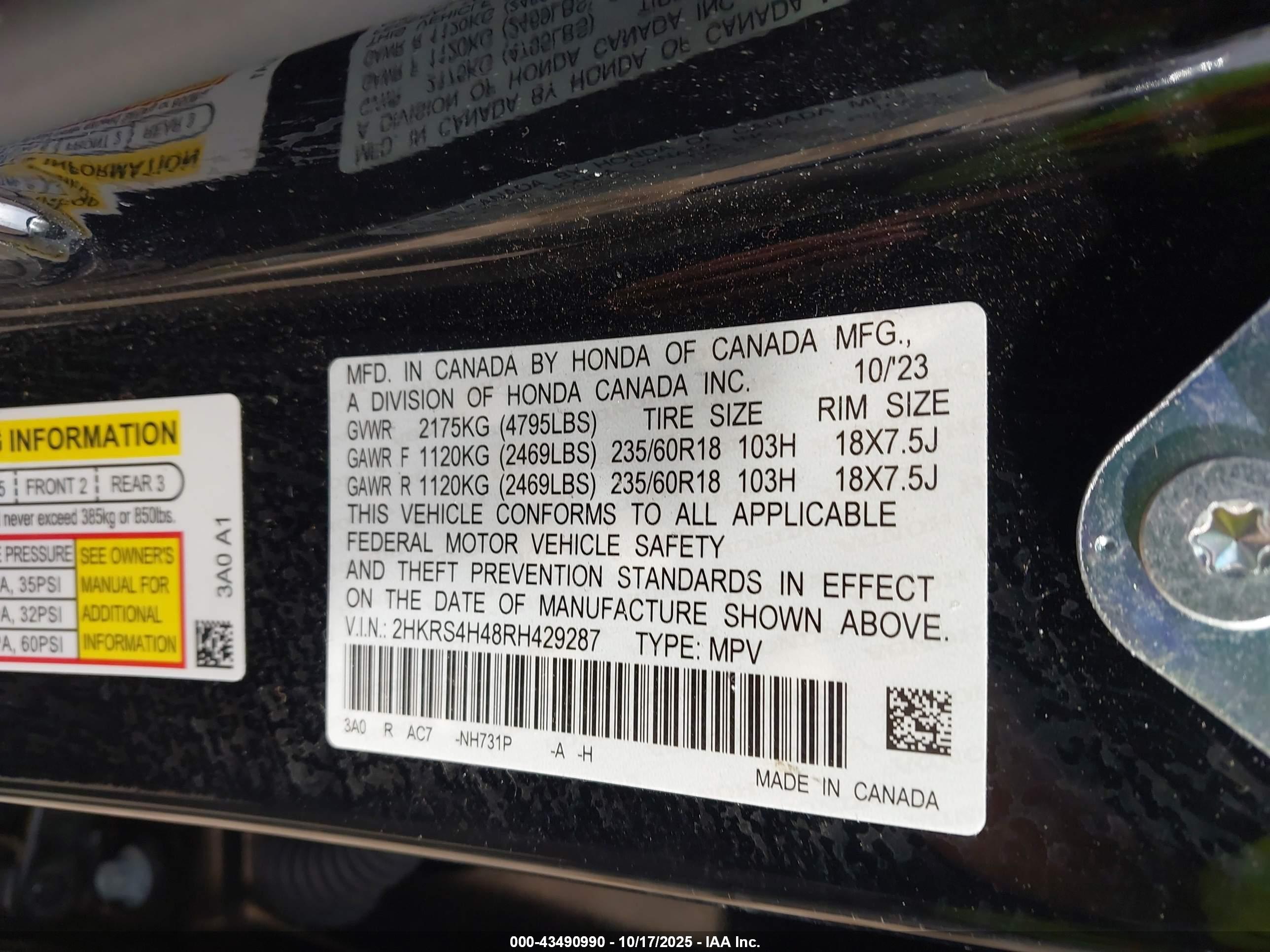 HONDA CR-V image 9
