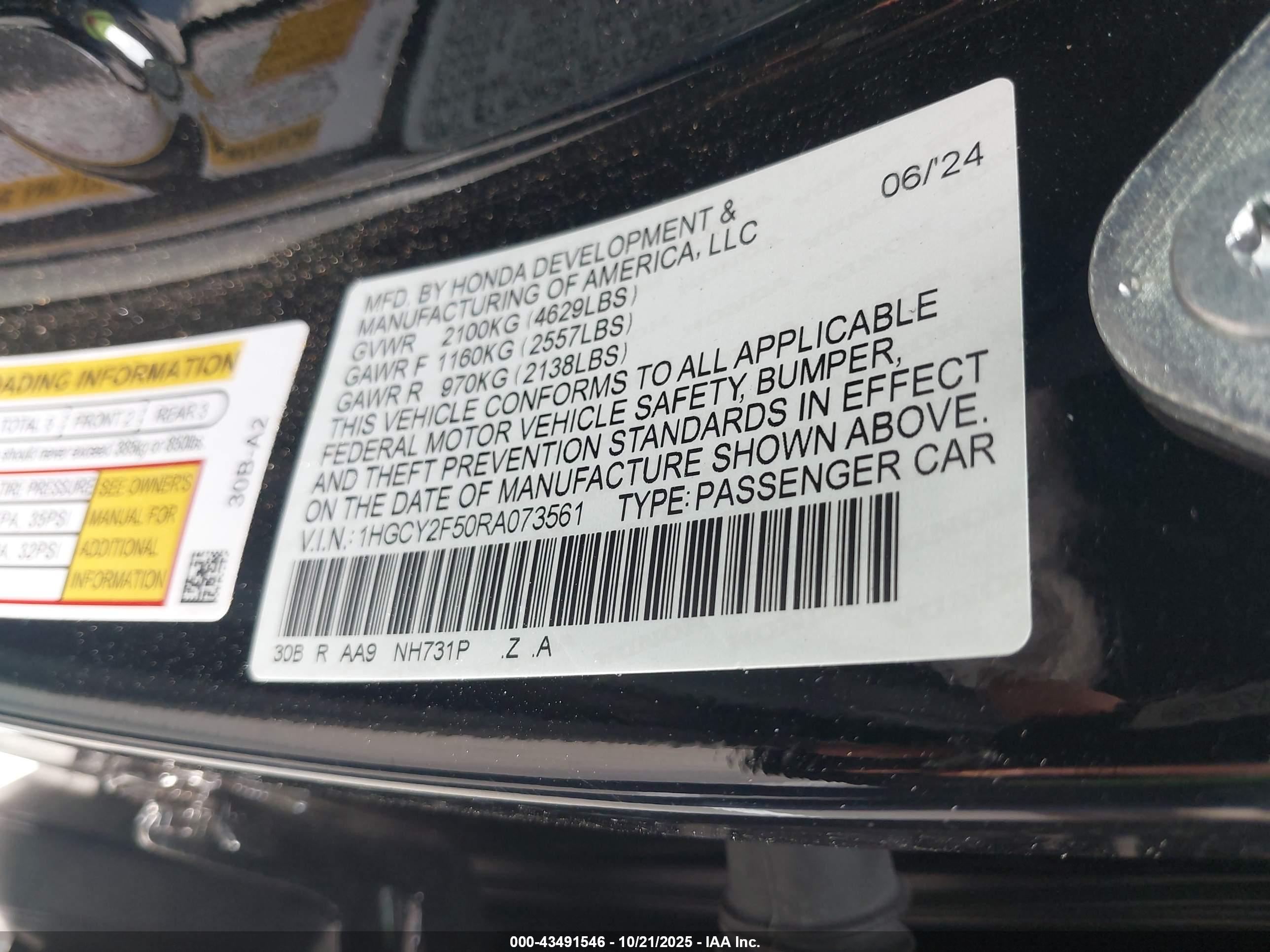 HONDA ACCORD image 9