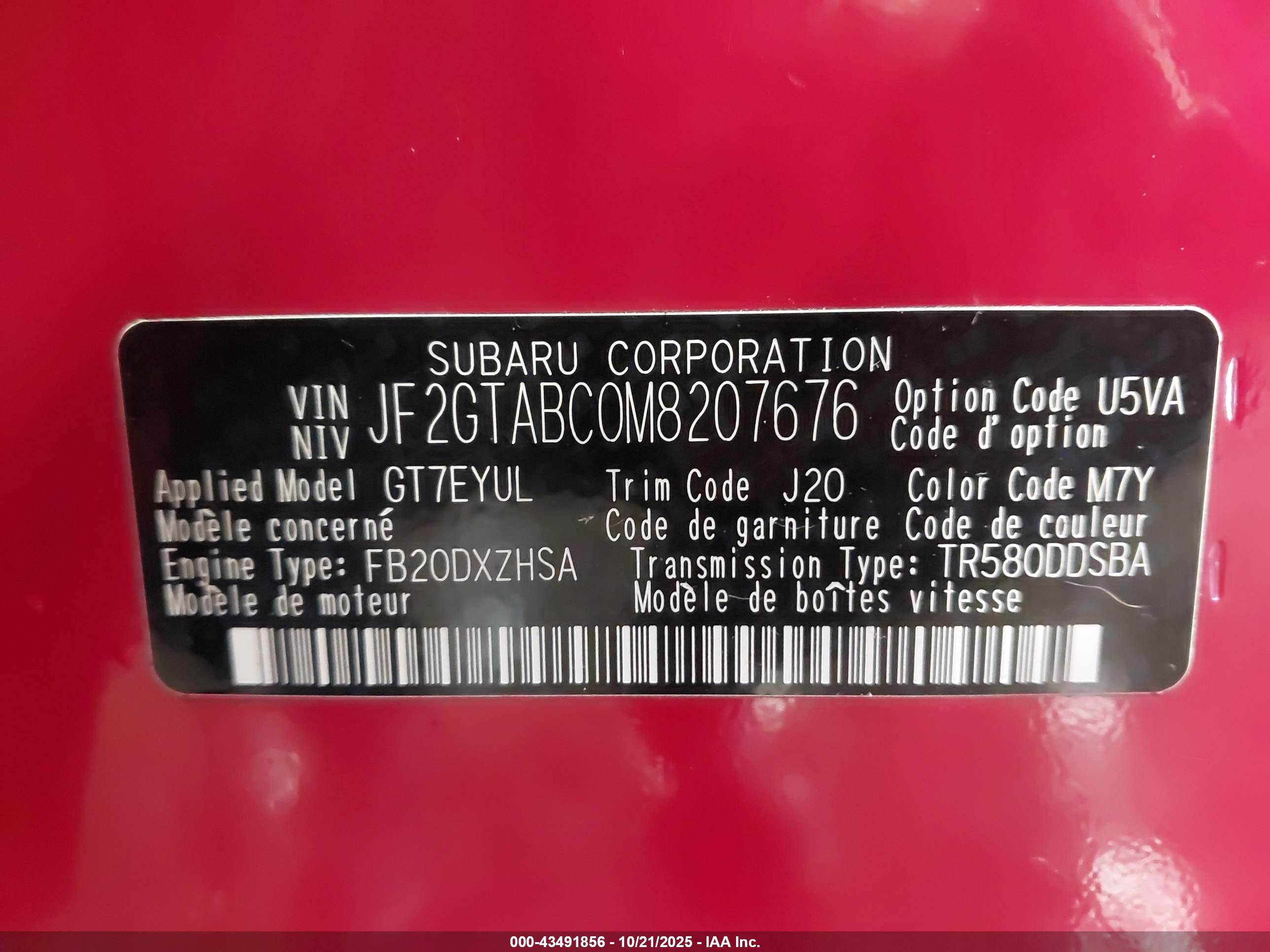 SUBARU CROSSTREK image 9