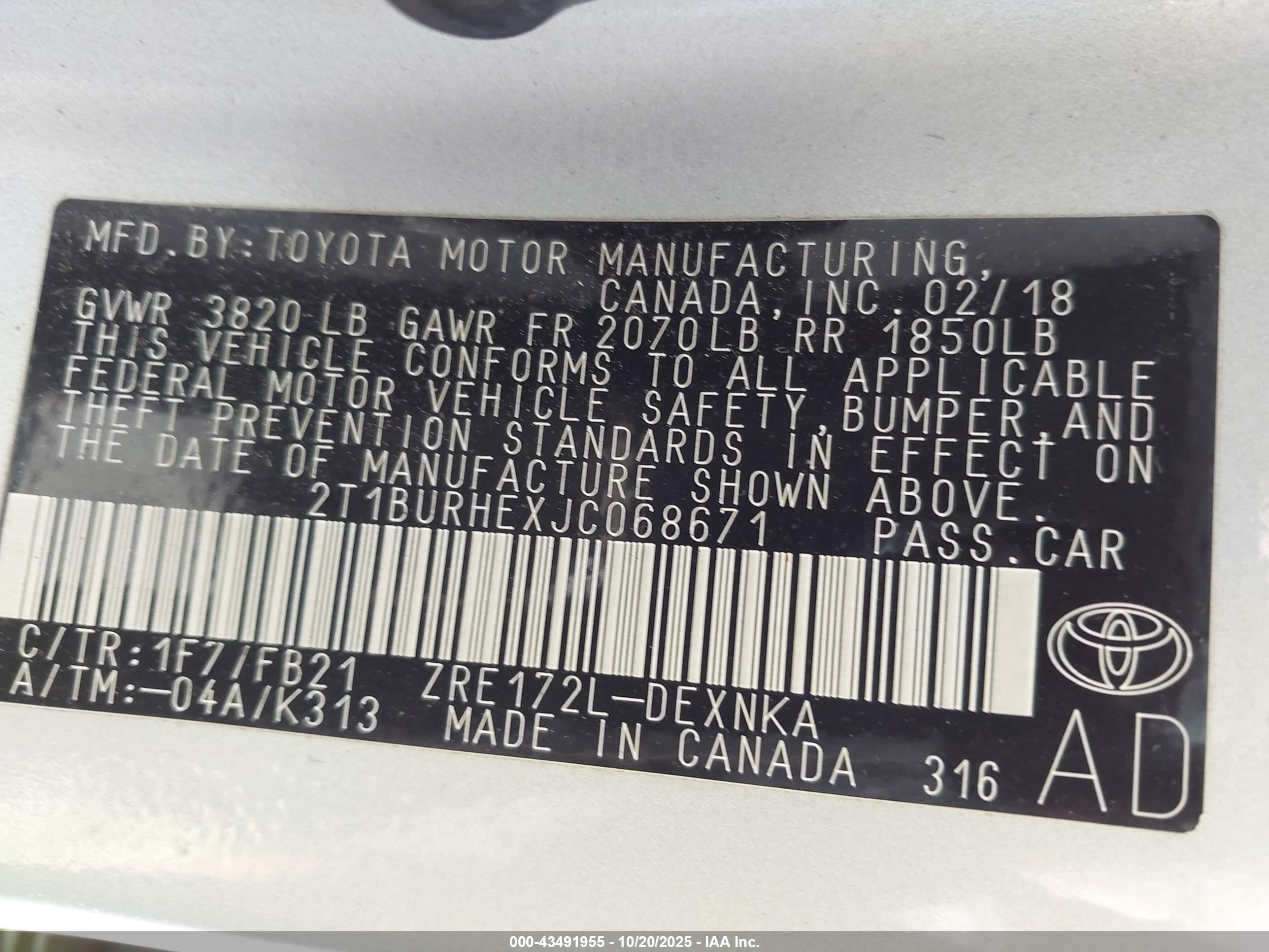 TOYOTA COROLLA image 9