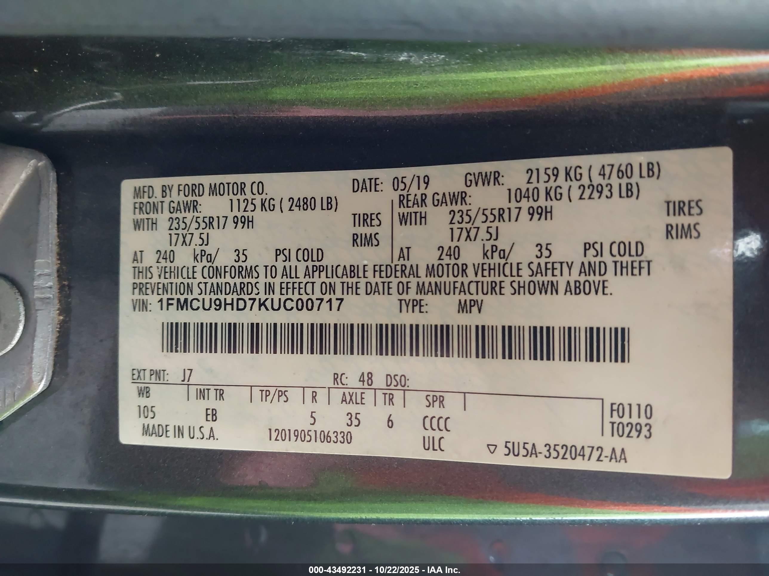 FORD ESCAPE image 9