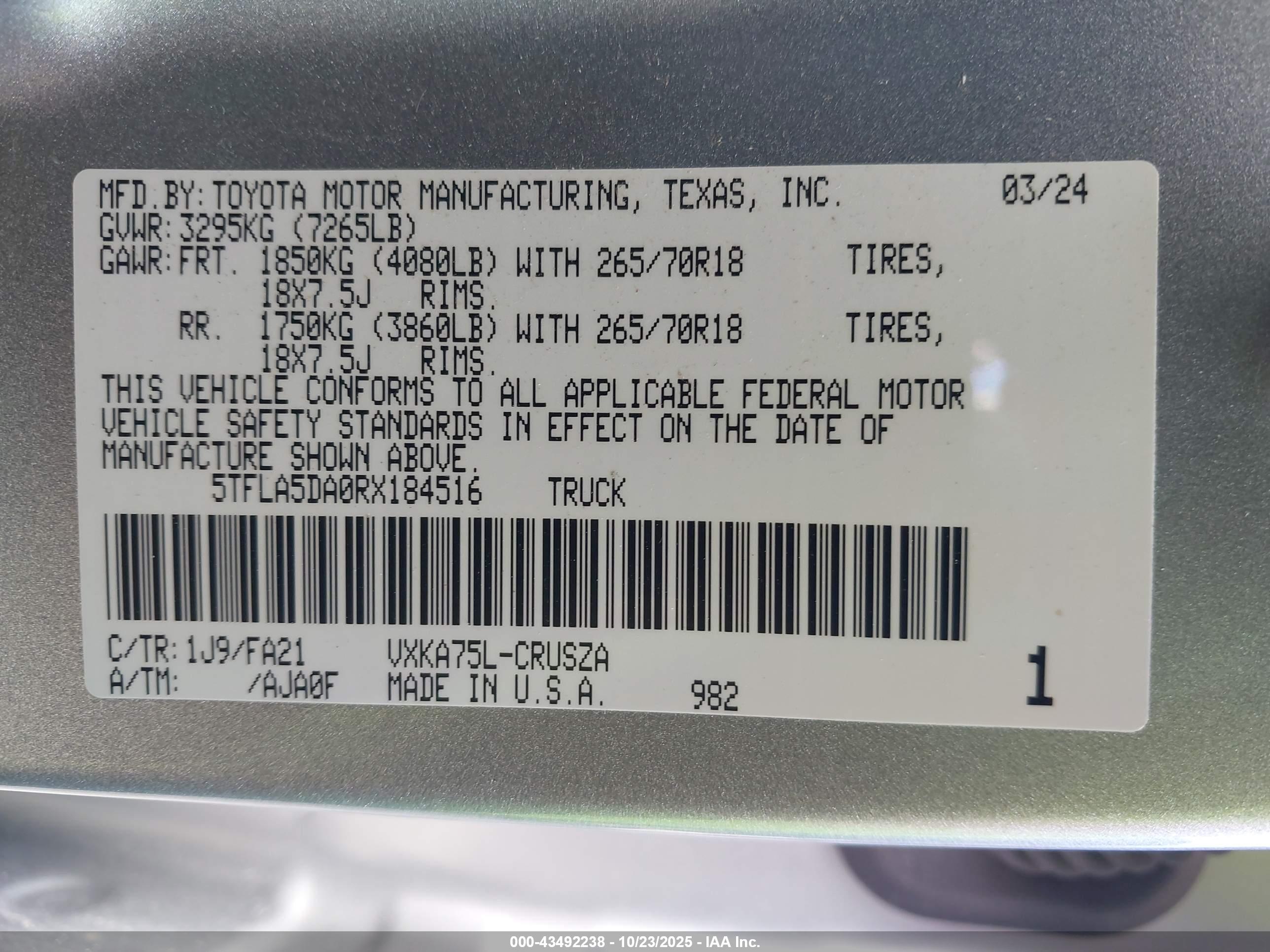 TOYOTA TUNDRA image 9