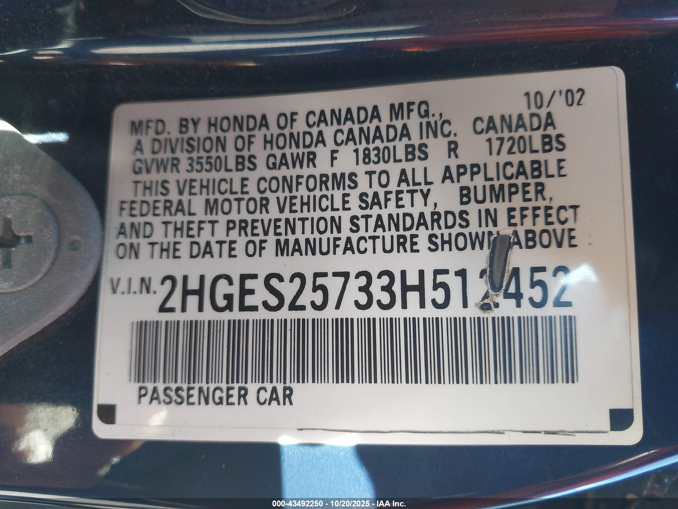HONDA CIVIC image 9