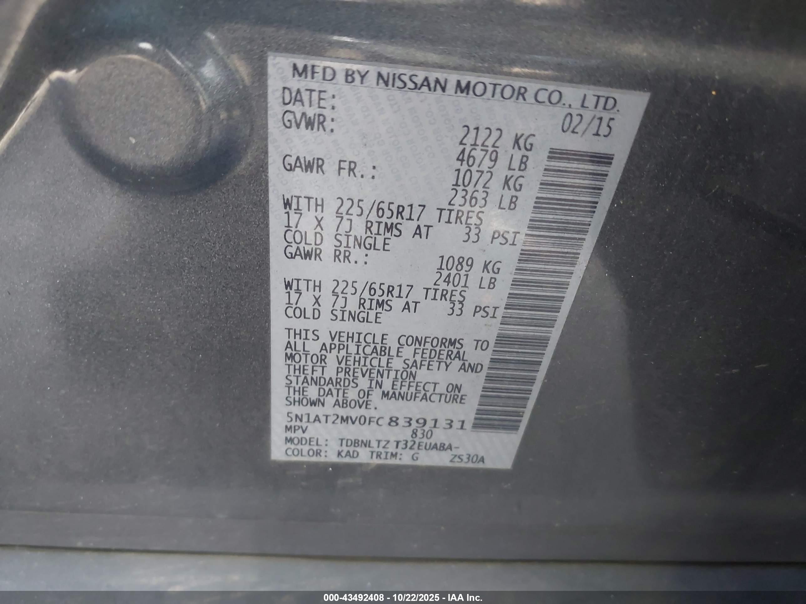 NISSAN ROGUE image 9