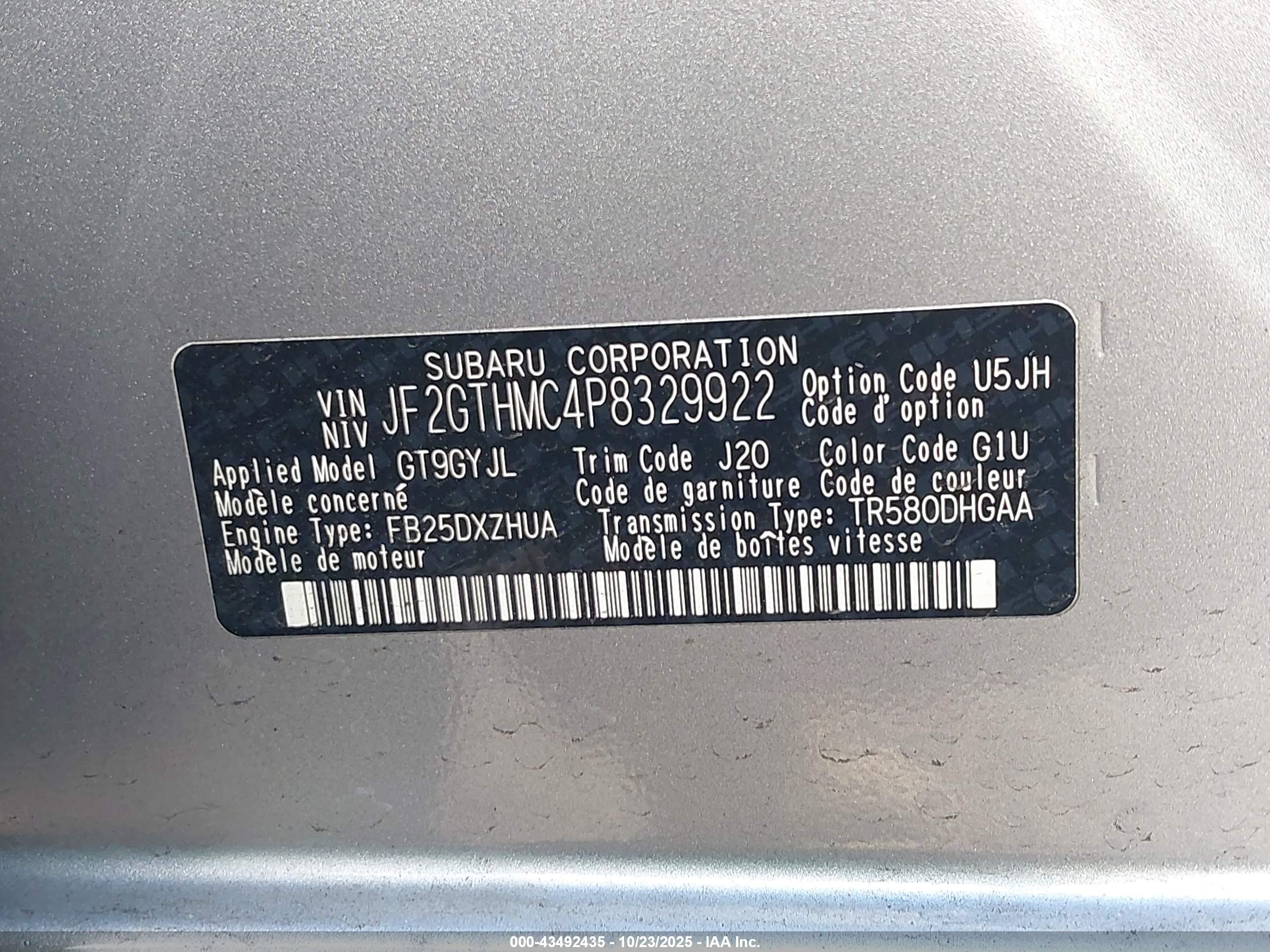 SUBARU CROSSTREK image 9