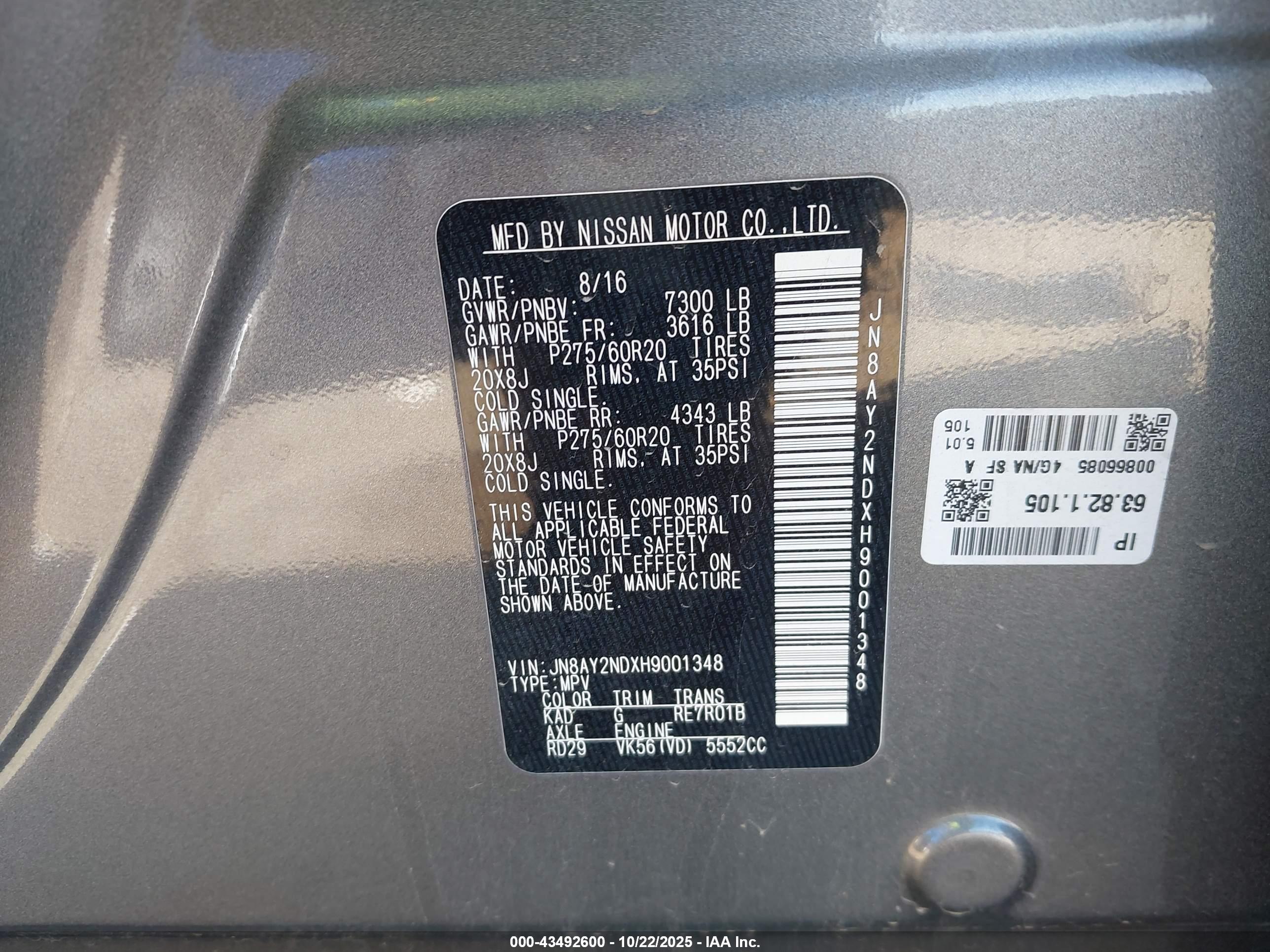 NISSAN ARMADA image 9