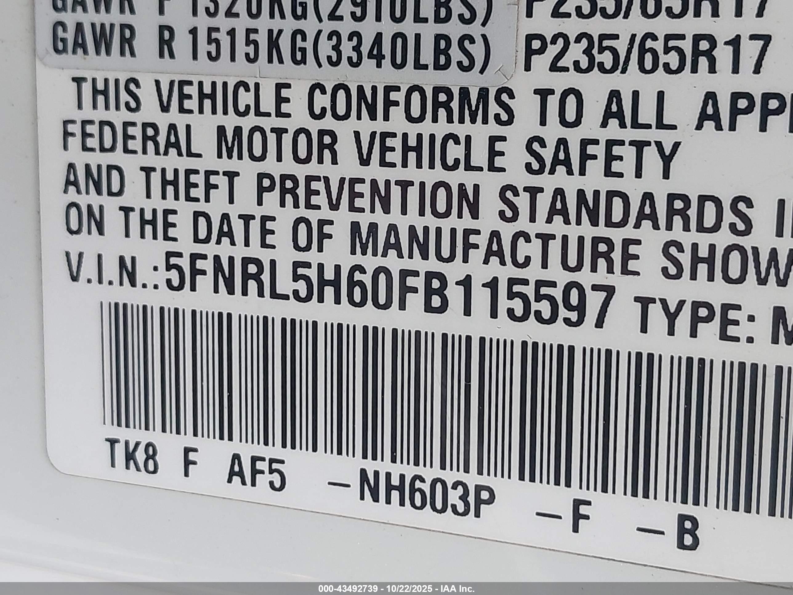 HONDA ODYSSEY image 9