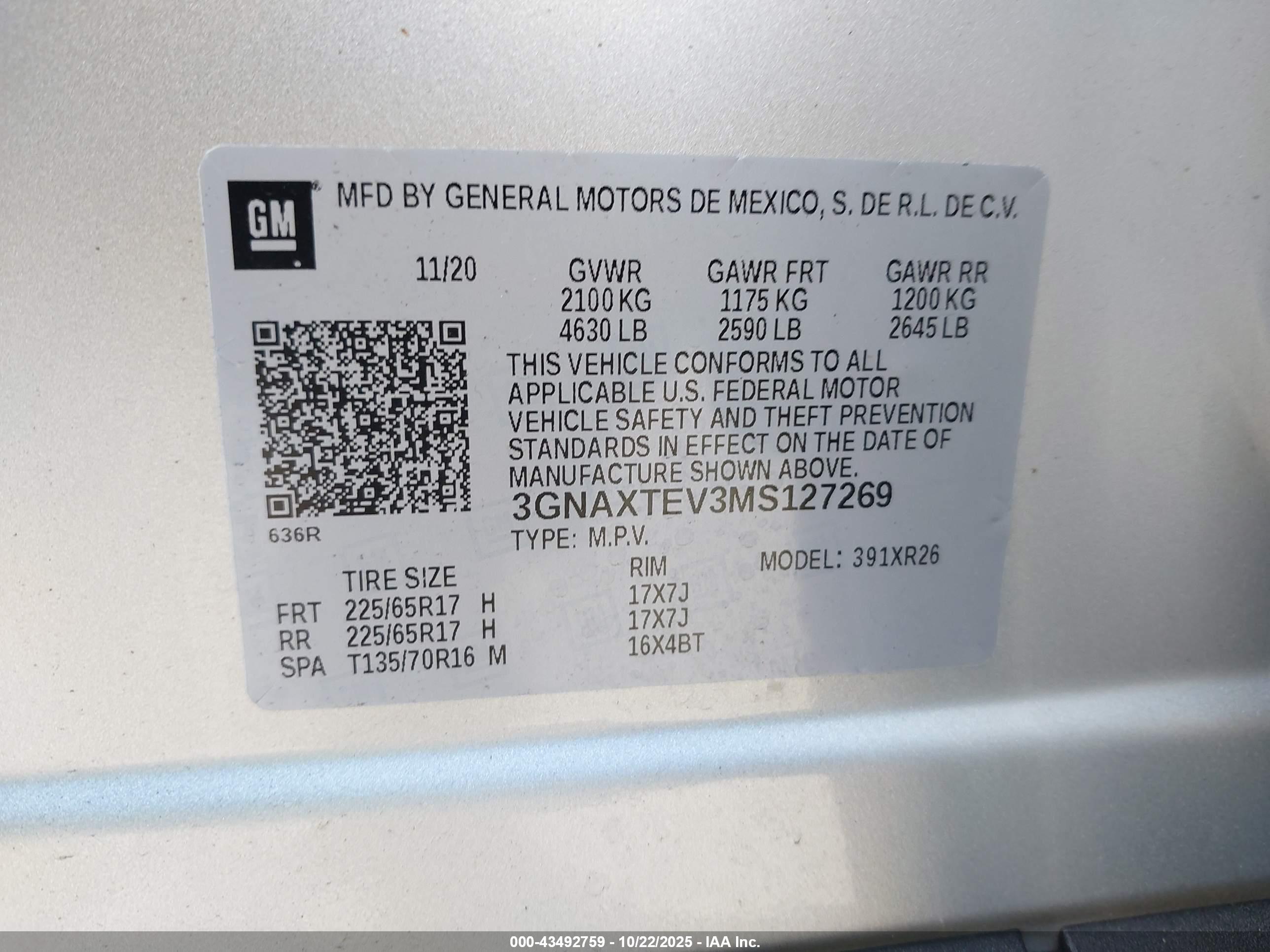 CHEVROLET EQUINOX image 9