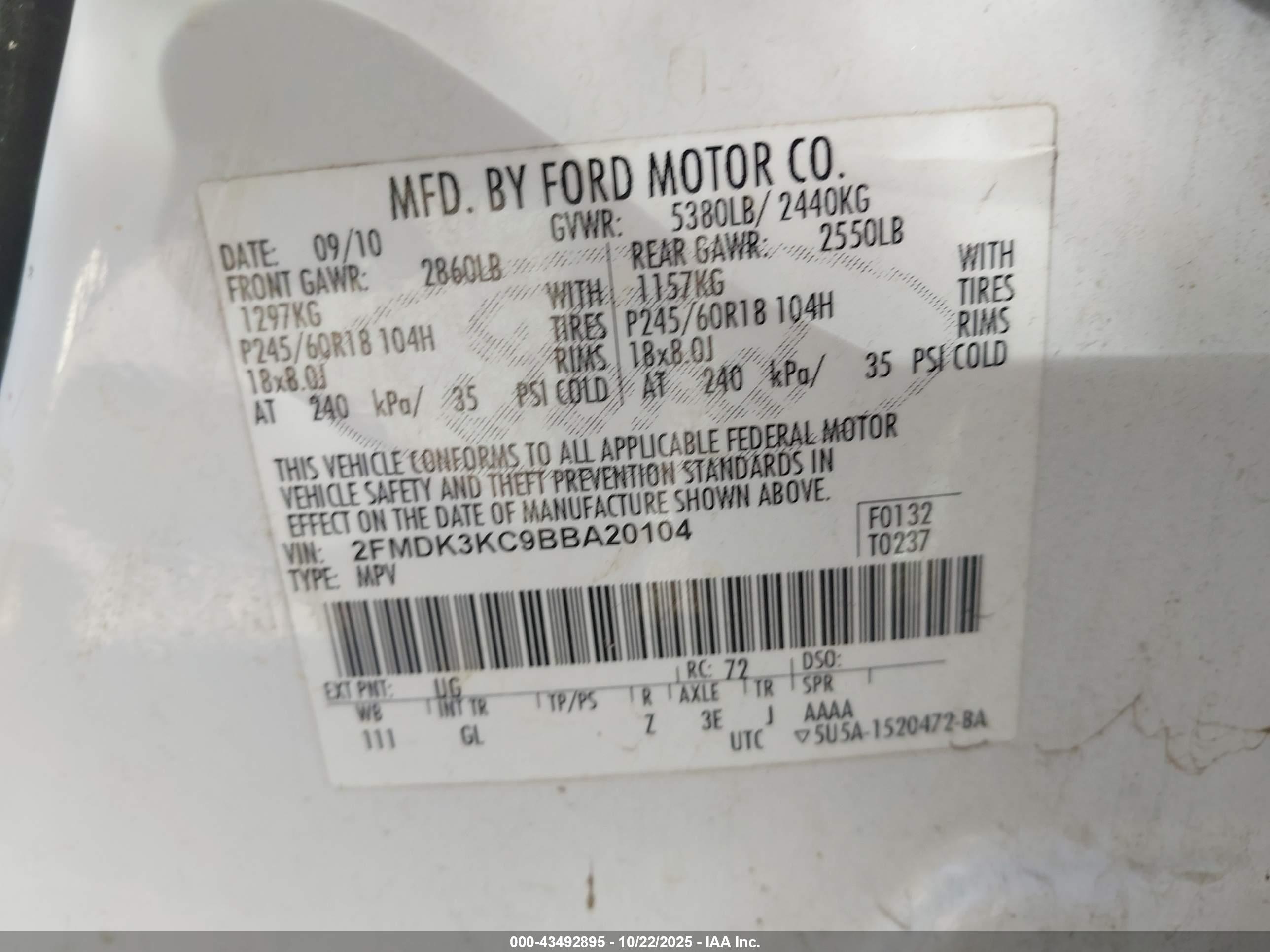 FORD EDGE image 9