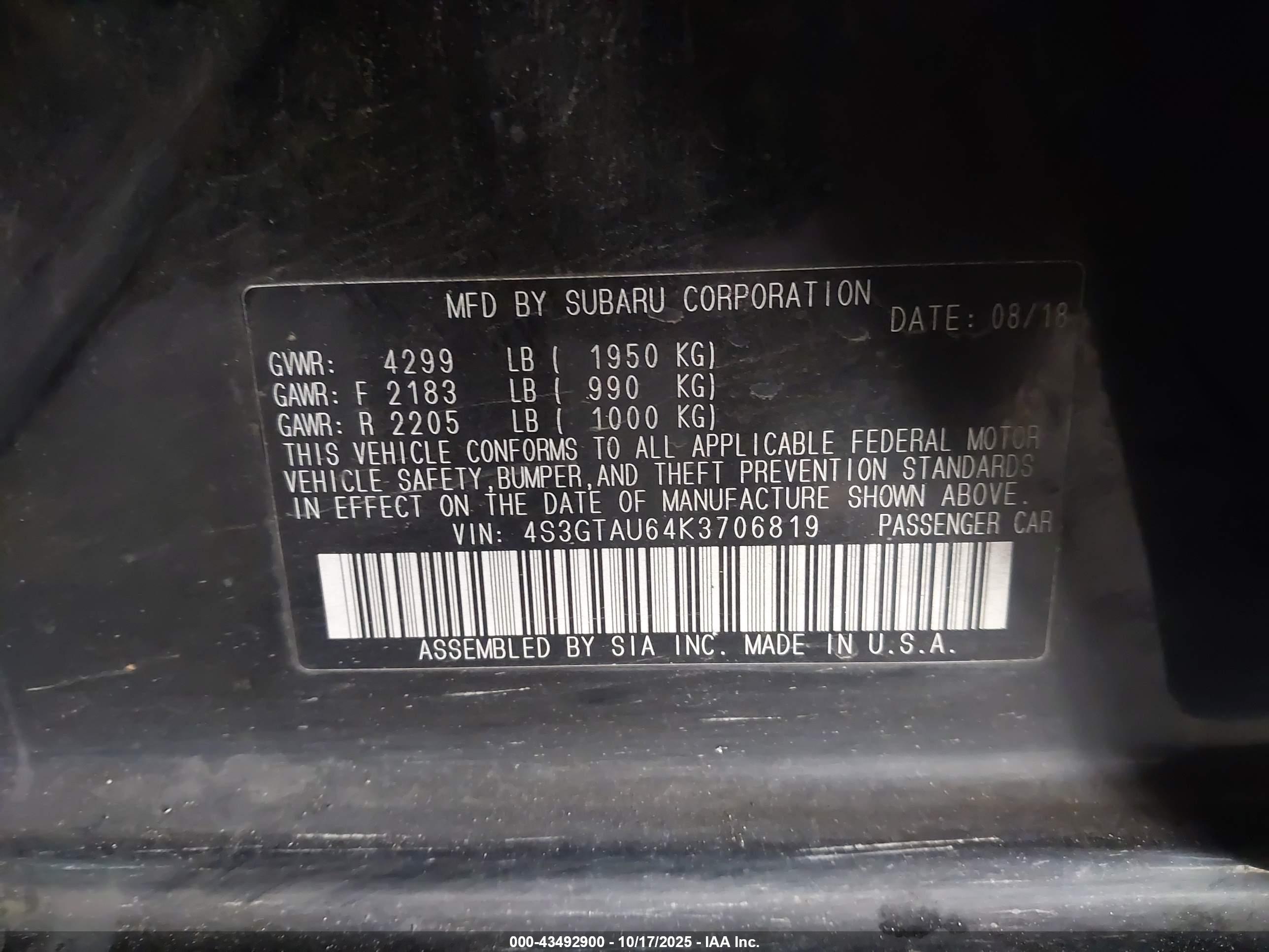 SUBARU IMPREZA image 9
