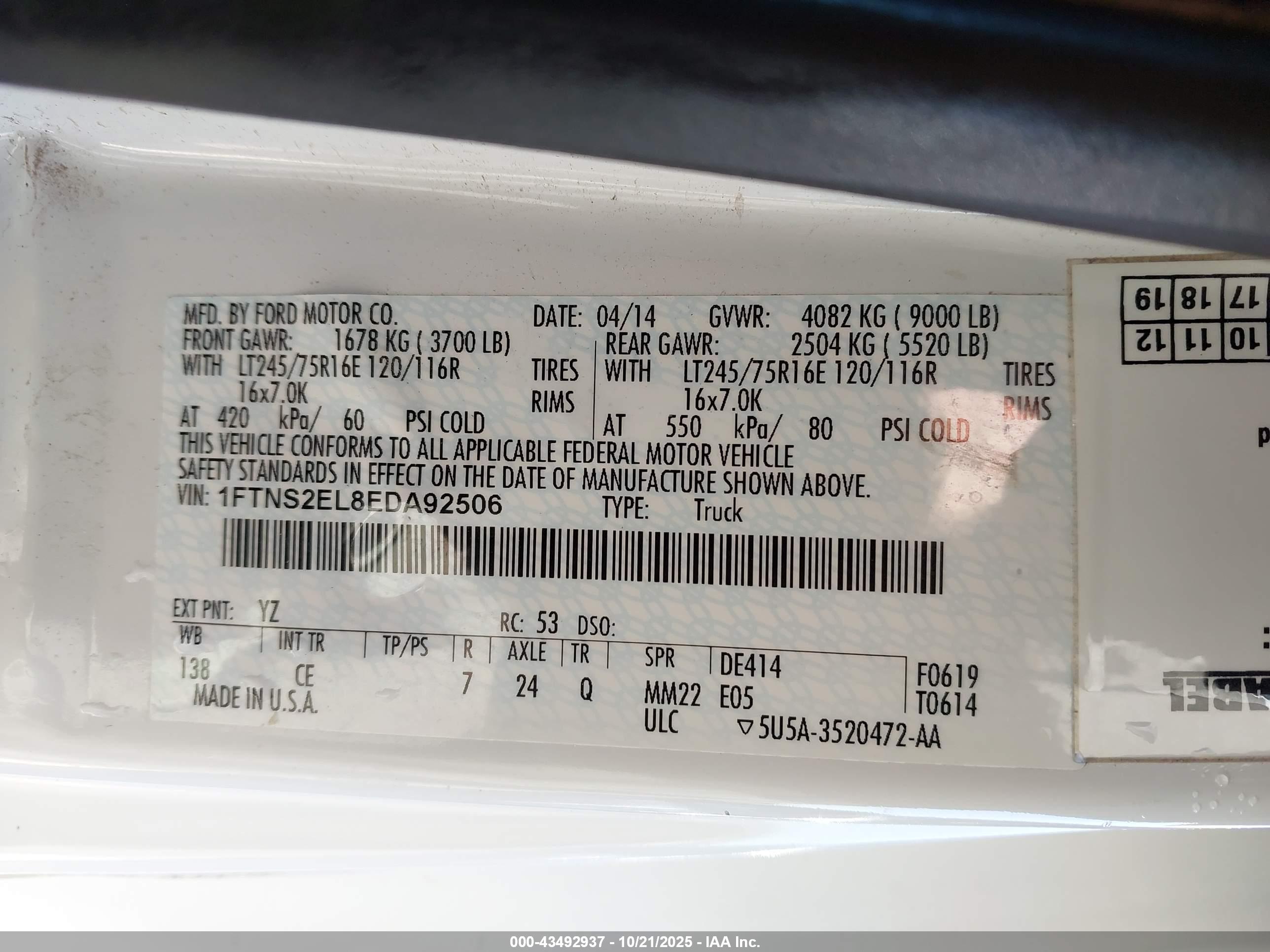 FORD E-250 image 9