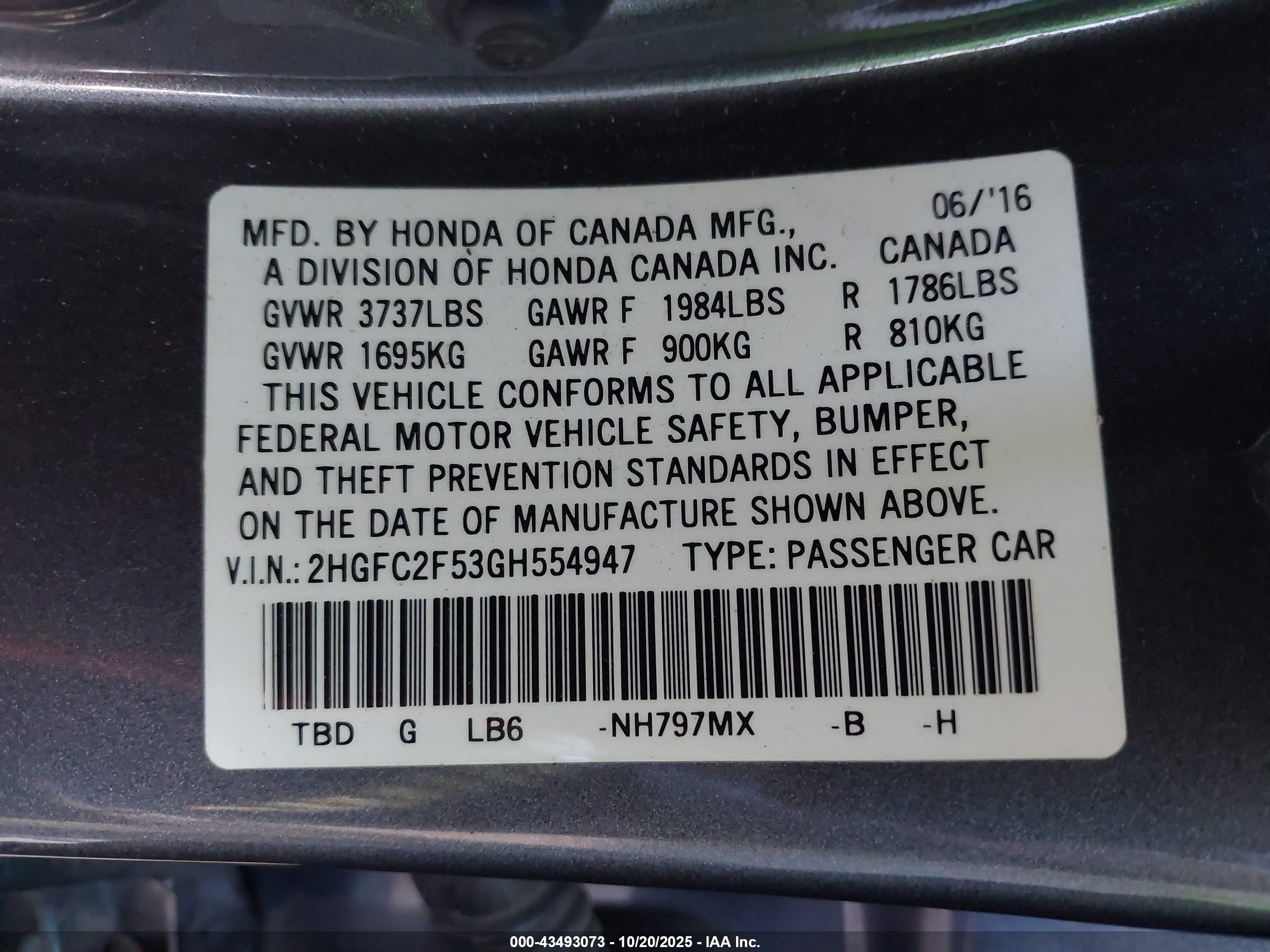 HONDA CIVIC image 9