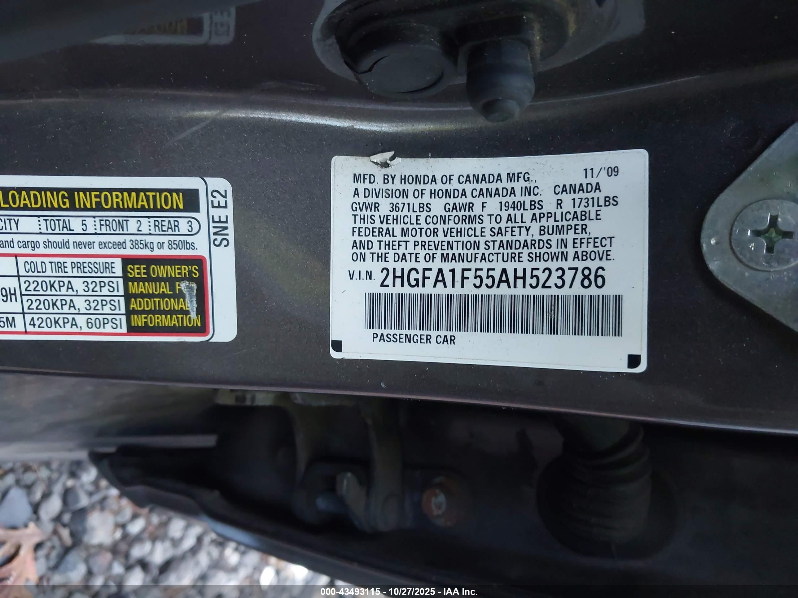 HONDA CIVIC image 9