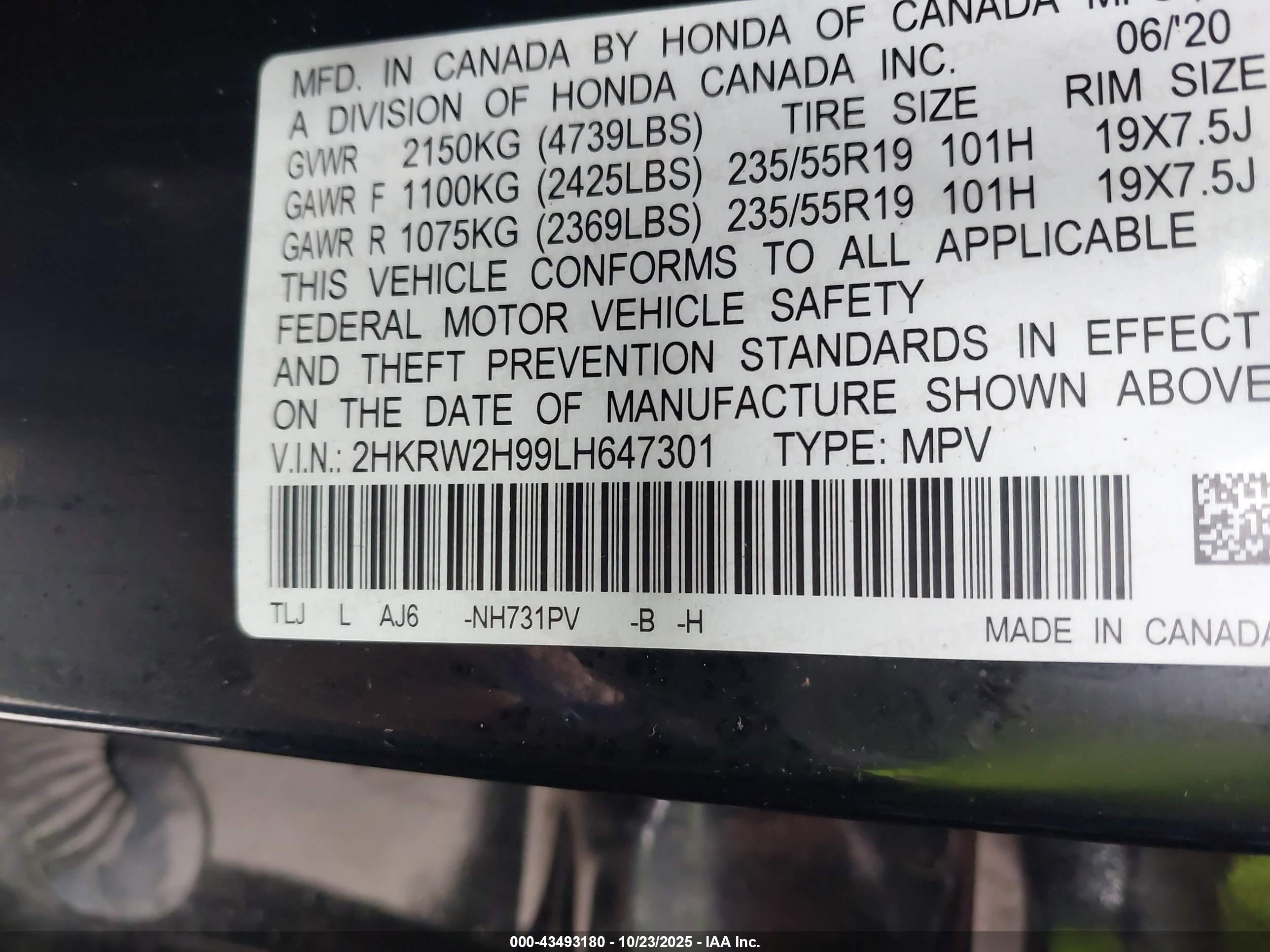 HONDA CR-V image 9