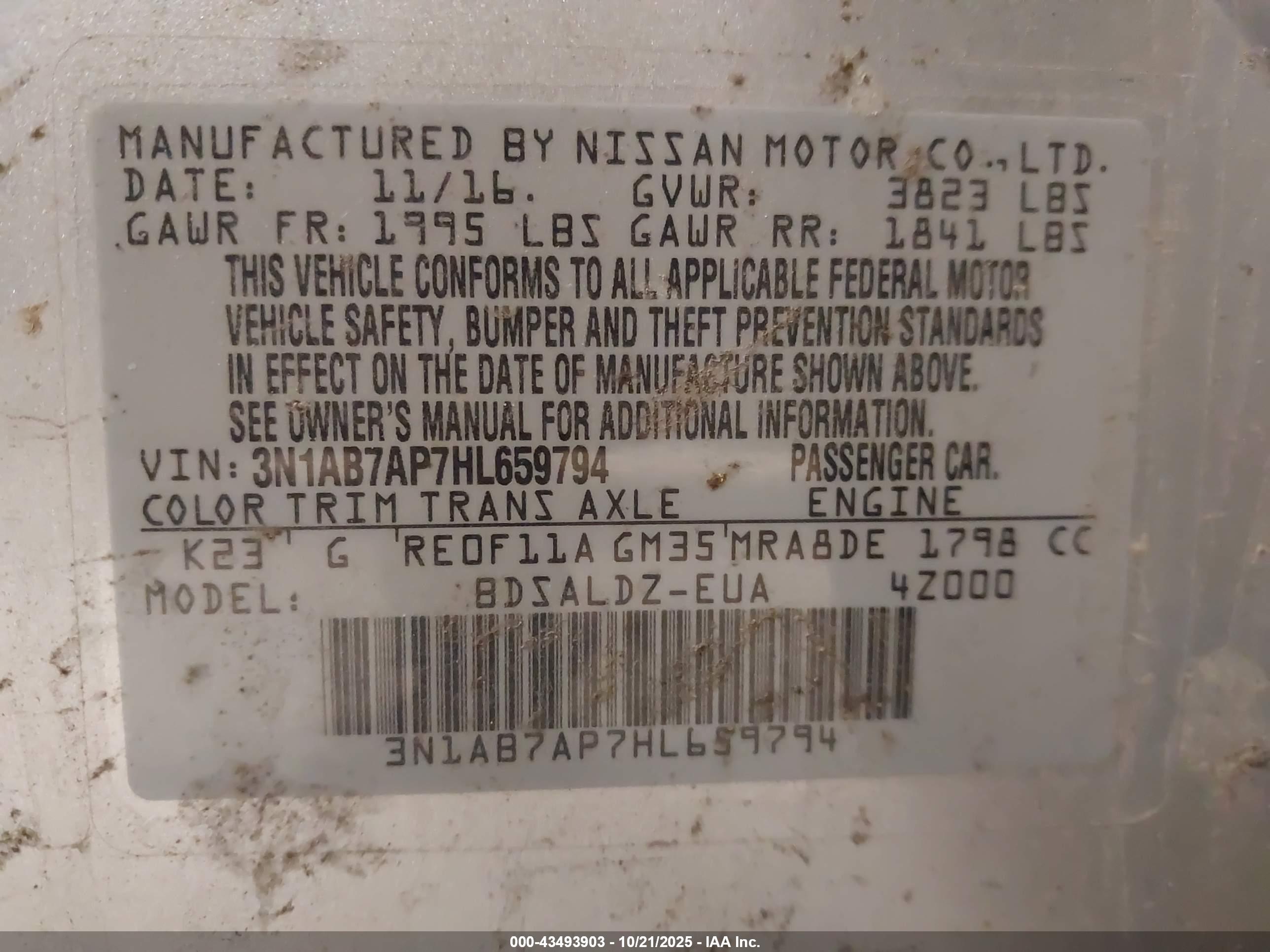 NISSAN SENTRA image 9
