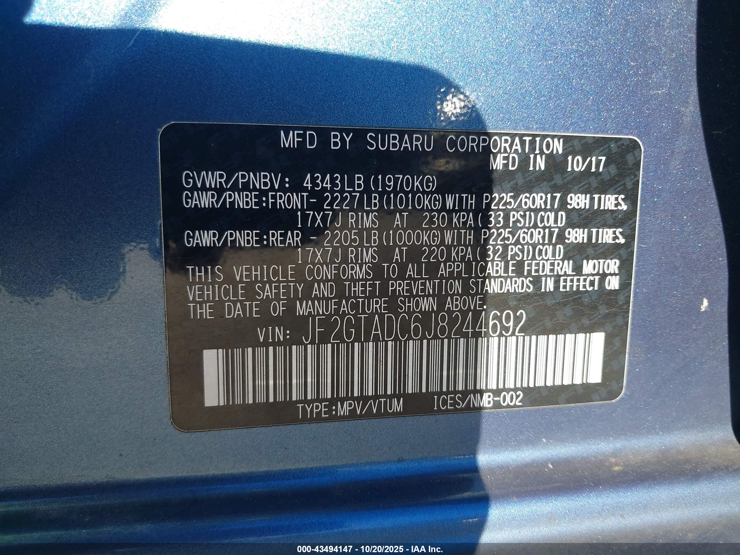 SUBARU CROSSTREK image 9