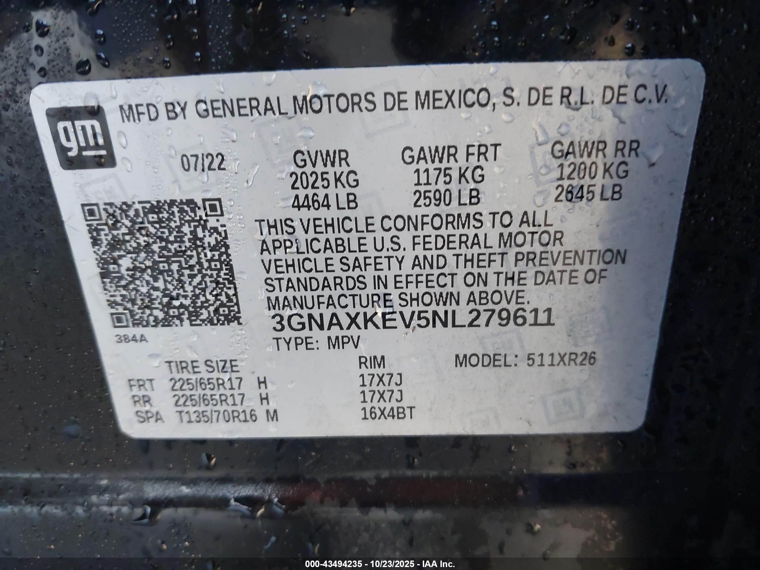CHEVROLET EQUINOX image 9