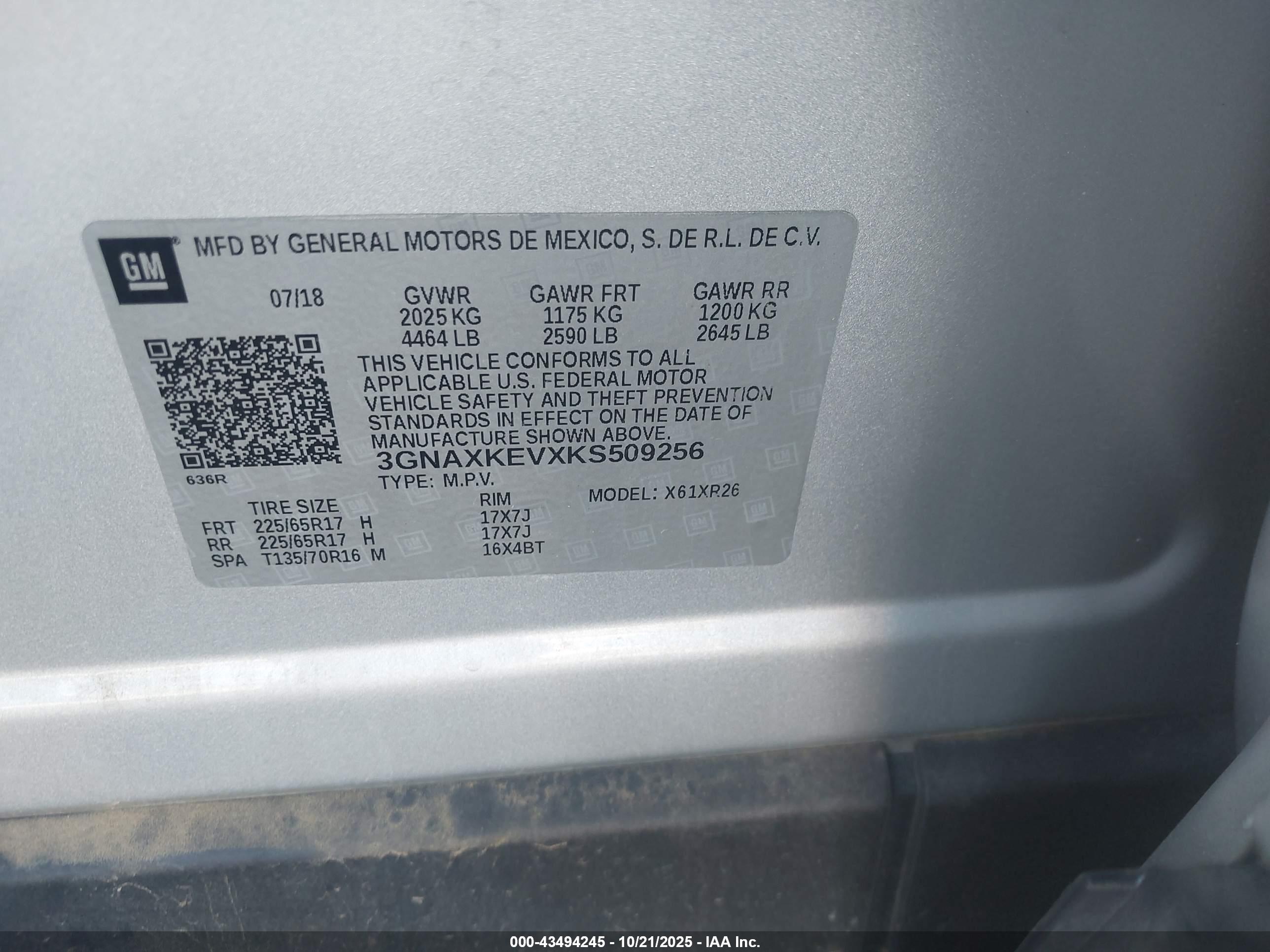 CHEVROLET EQUINOX image 9