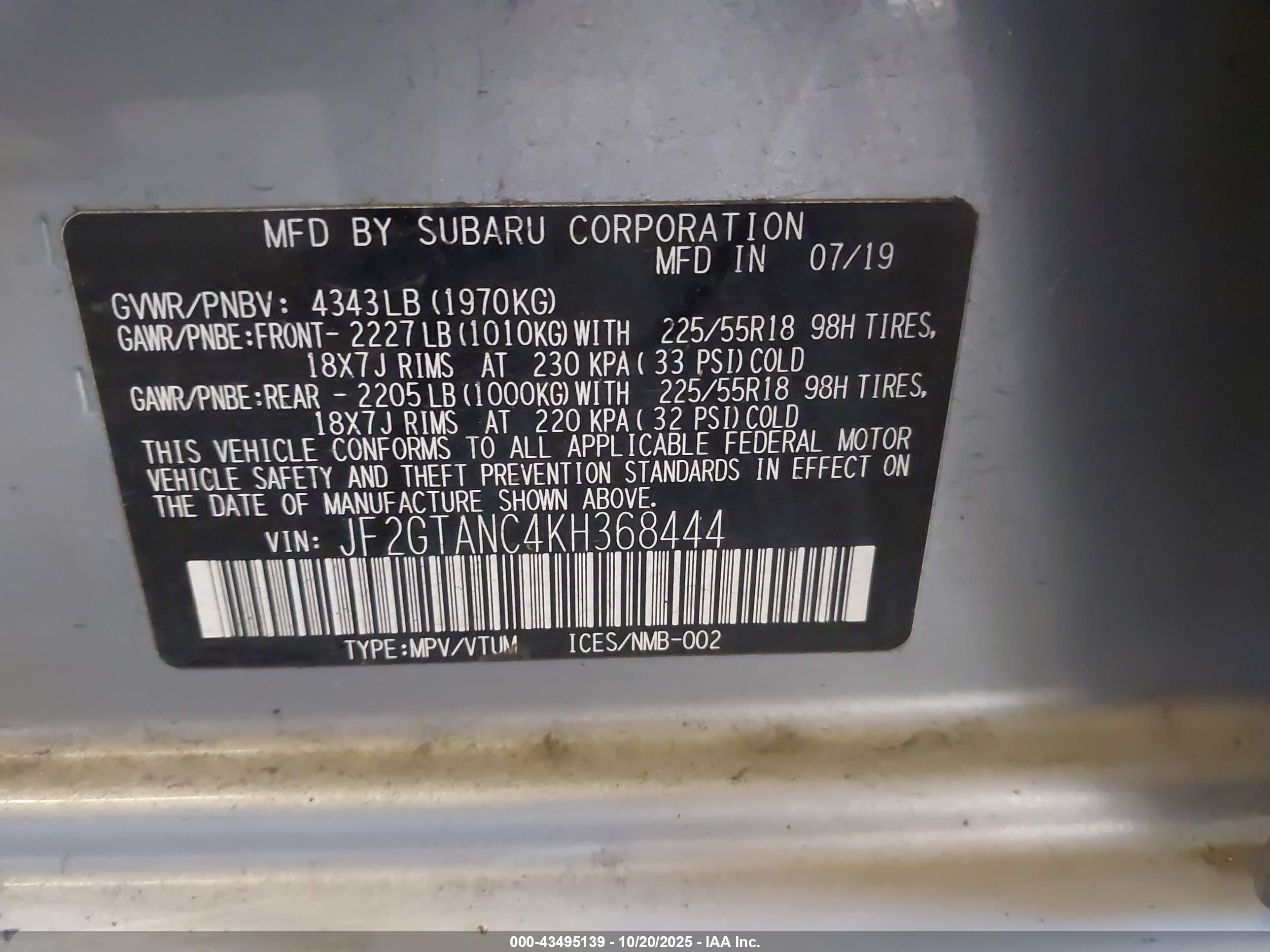 SUBARU CROSSTREK image 9