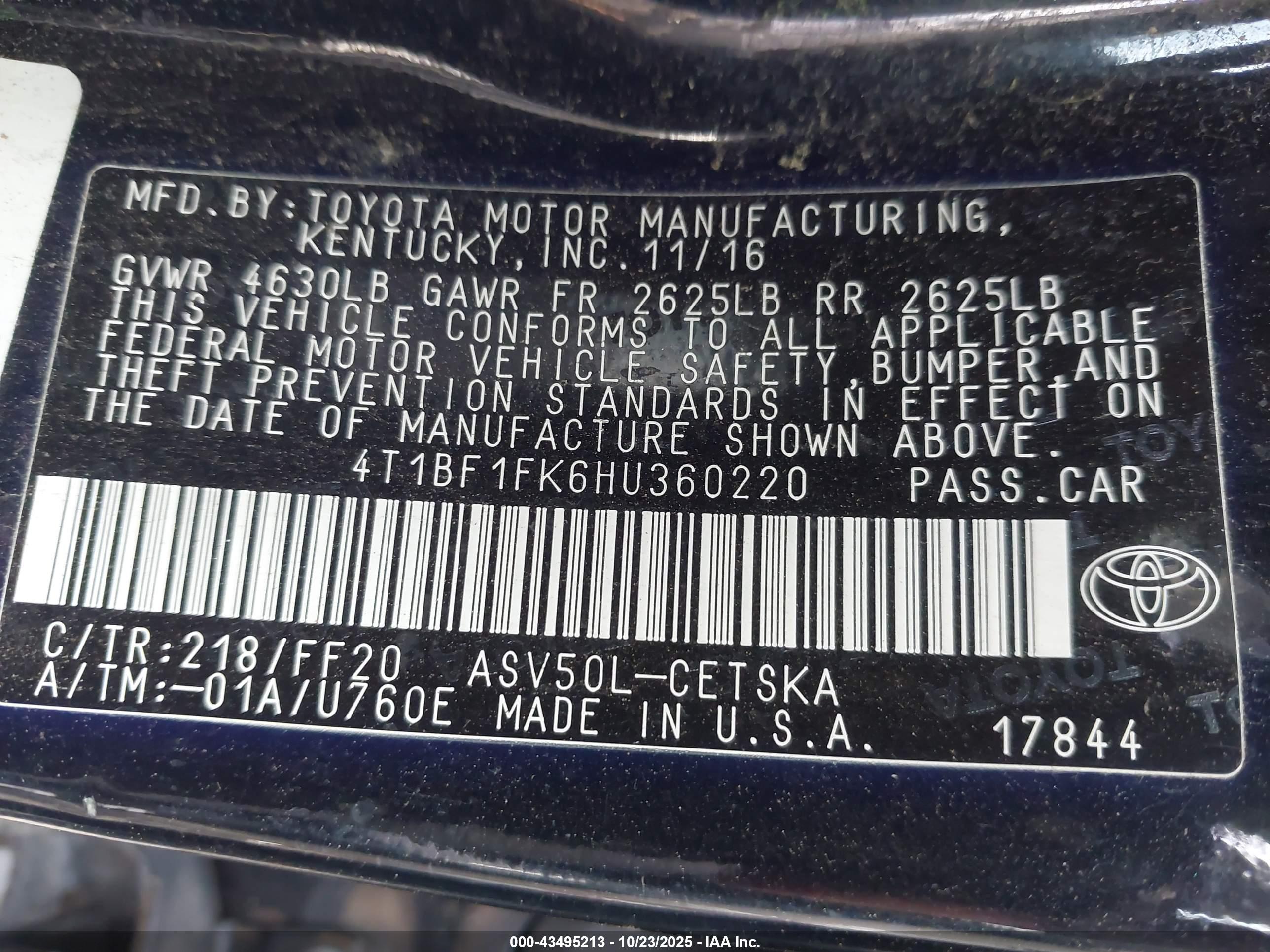 TOYOTA CAMRY image 9