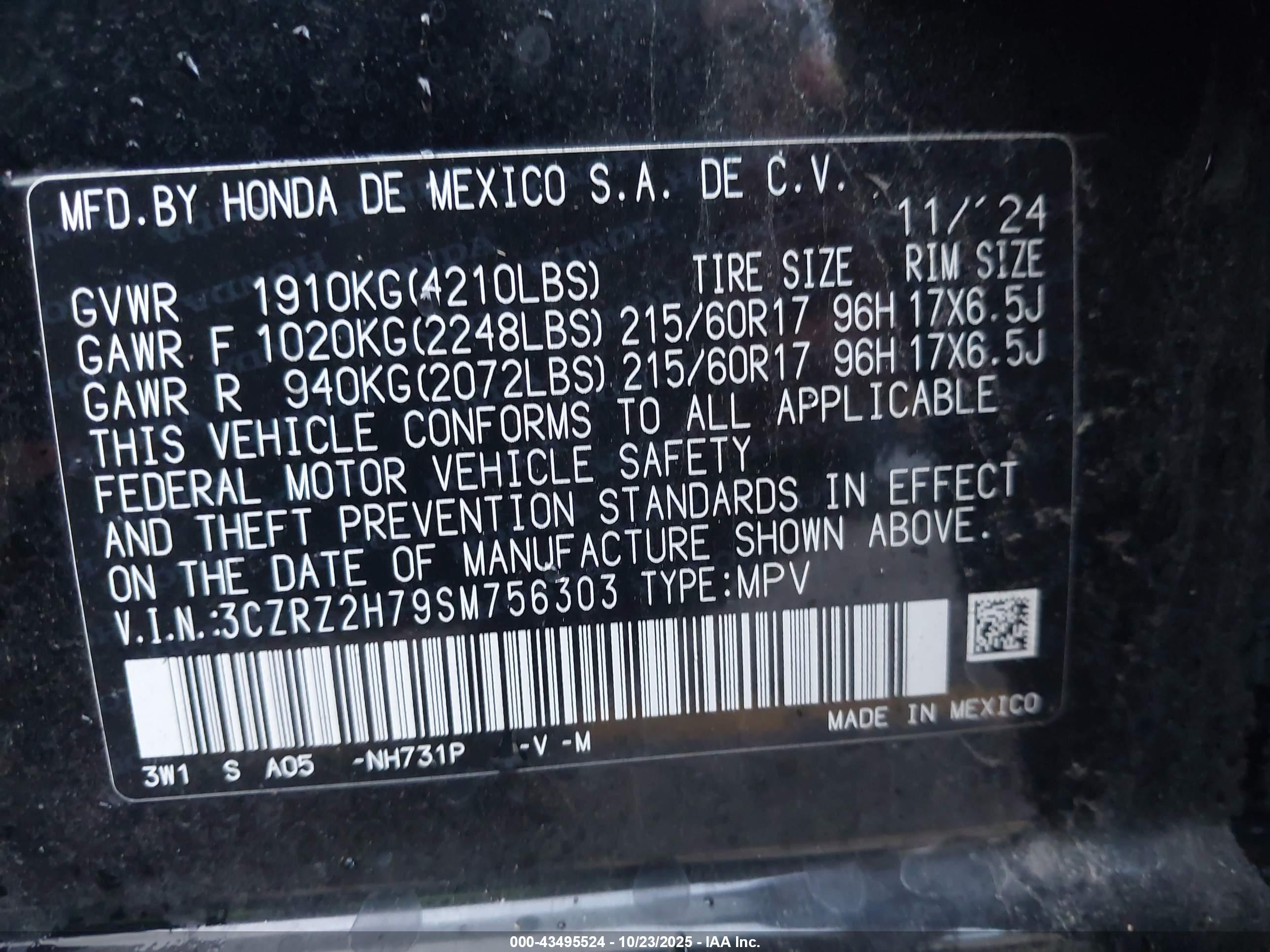 HONDA HR-V image 9