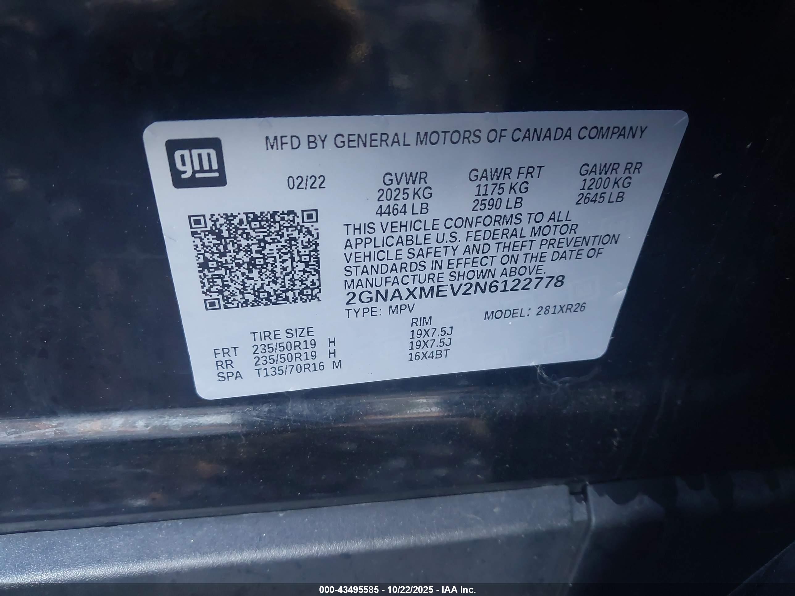 CHEVROLET EQUINOX image 9