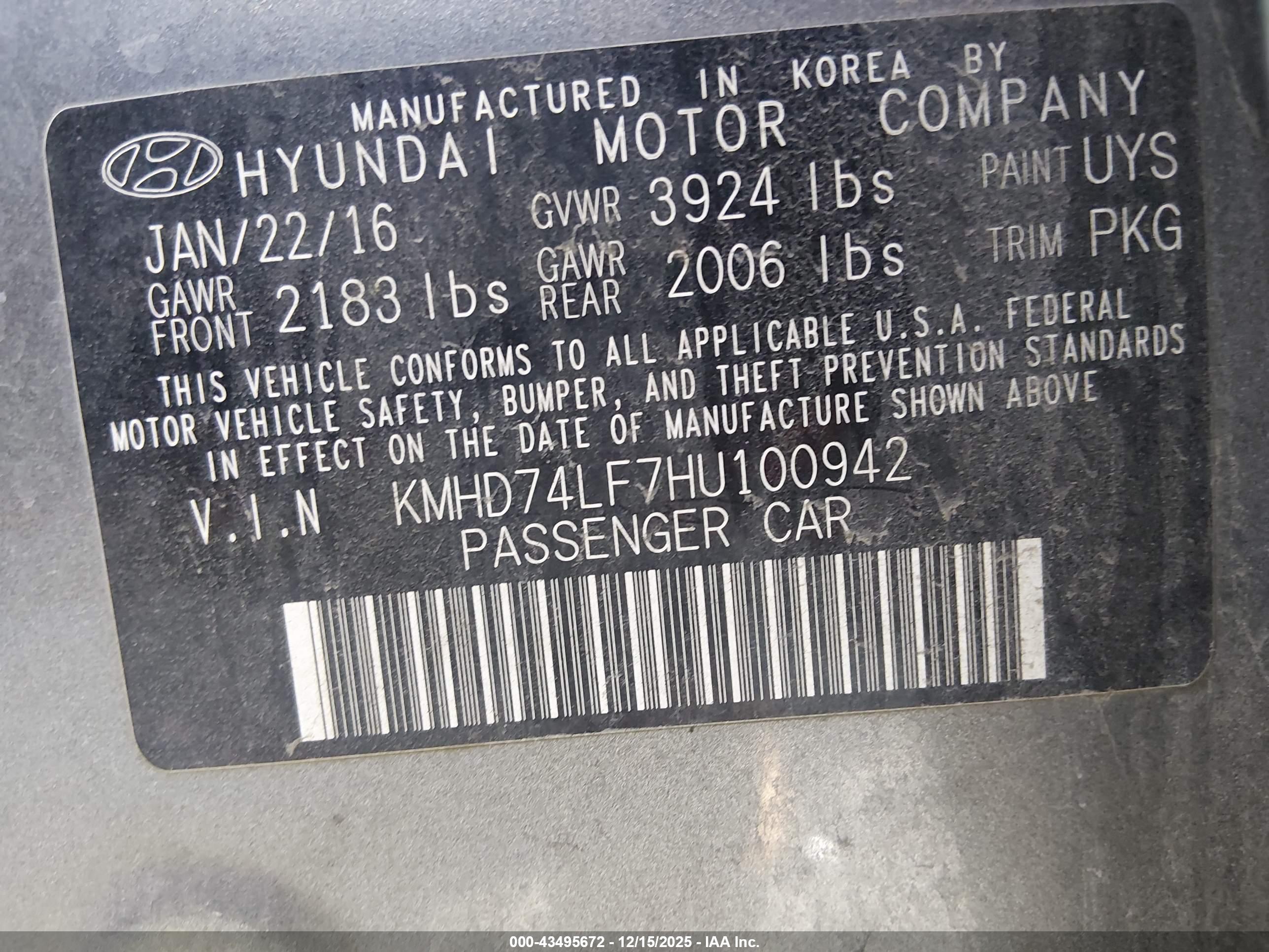 HYUNDAI ELANTRA image 9