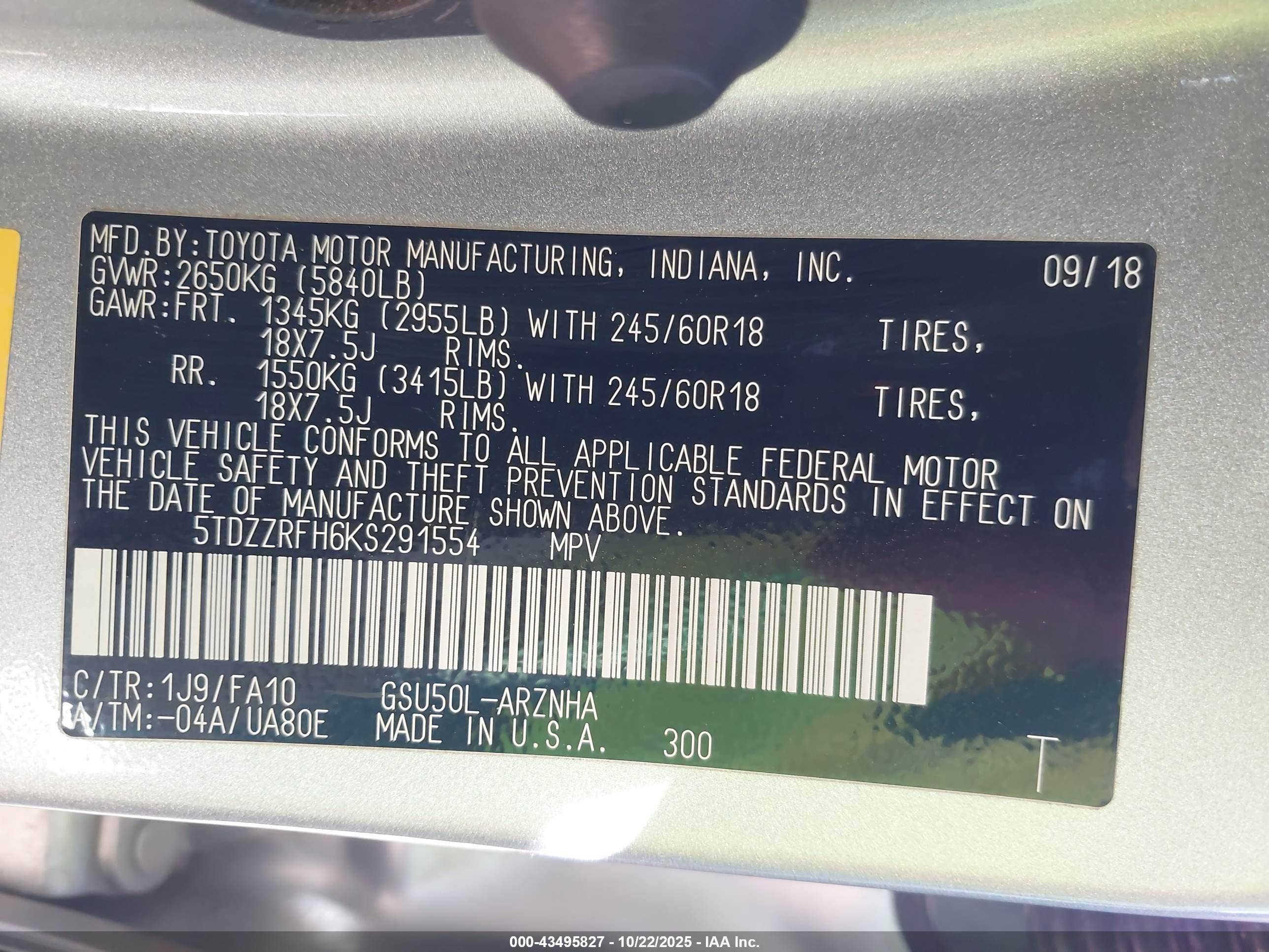 TOYOTA HIGHLANDER image 9