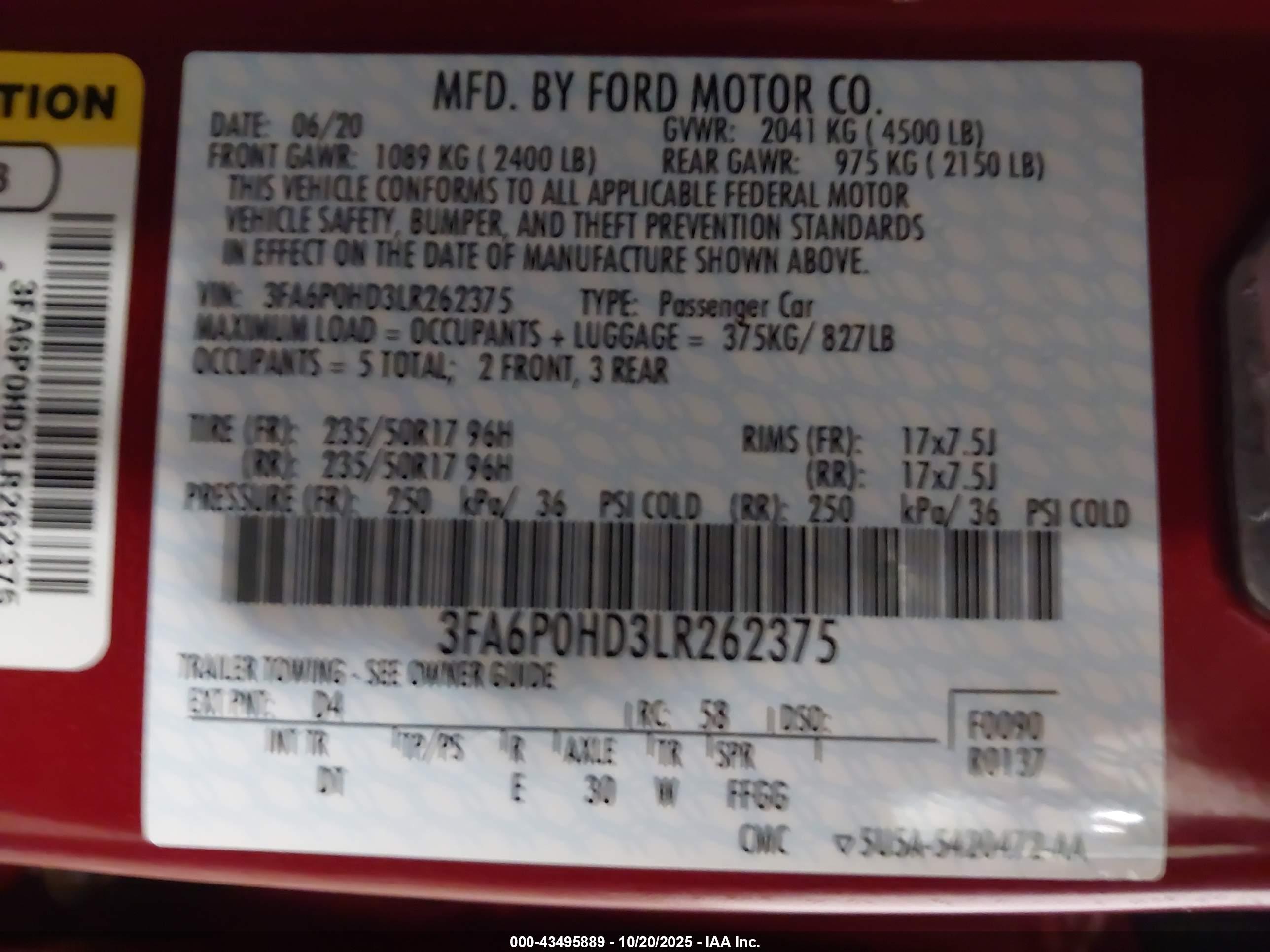 FORD FUSION image 9