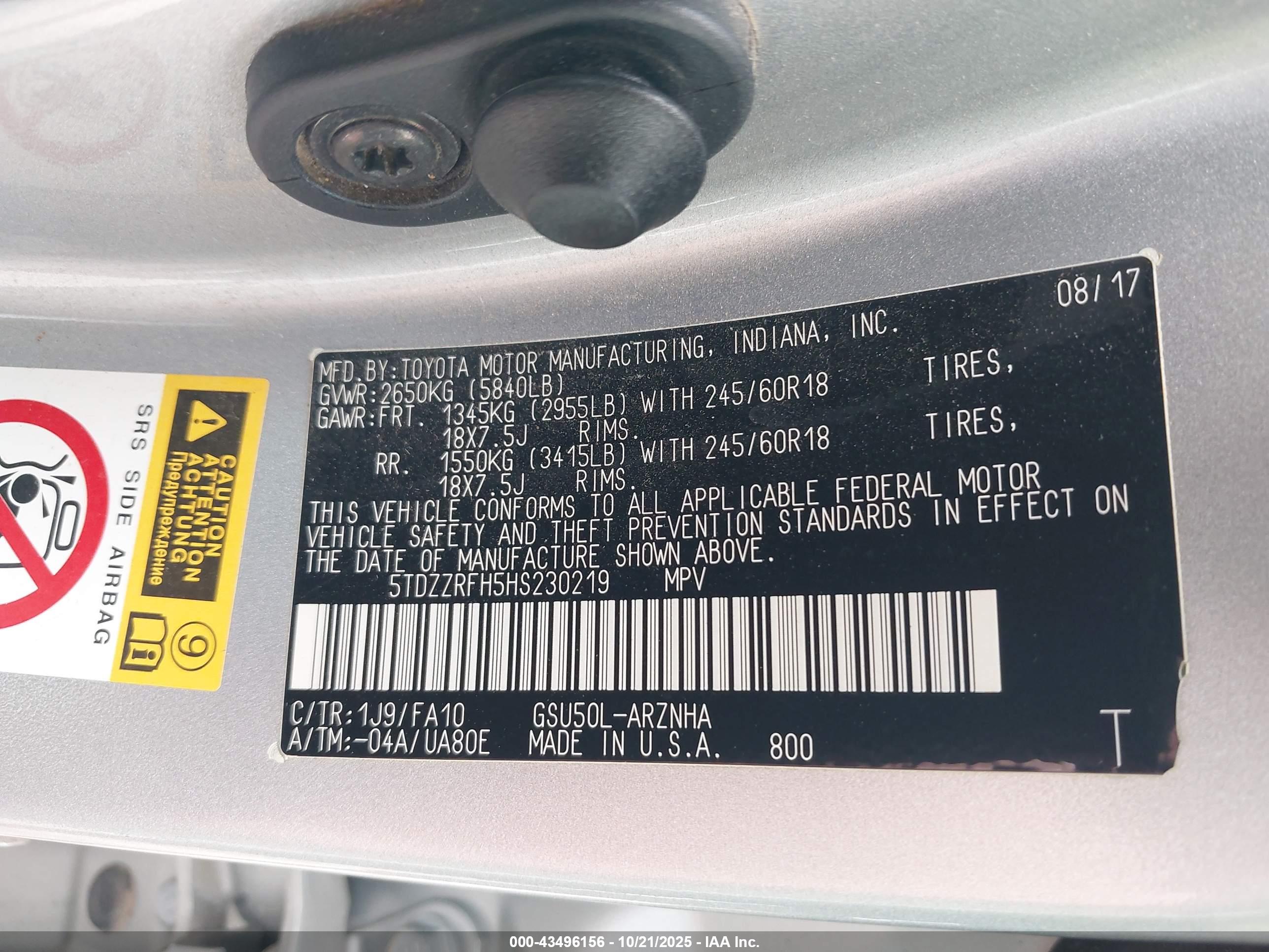 TOYOTA HIGHLANDER image 9