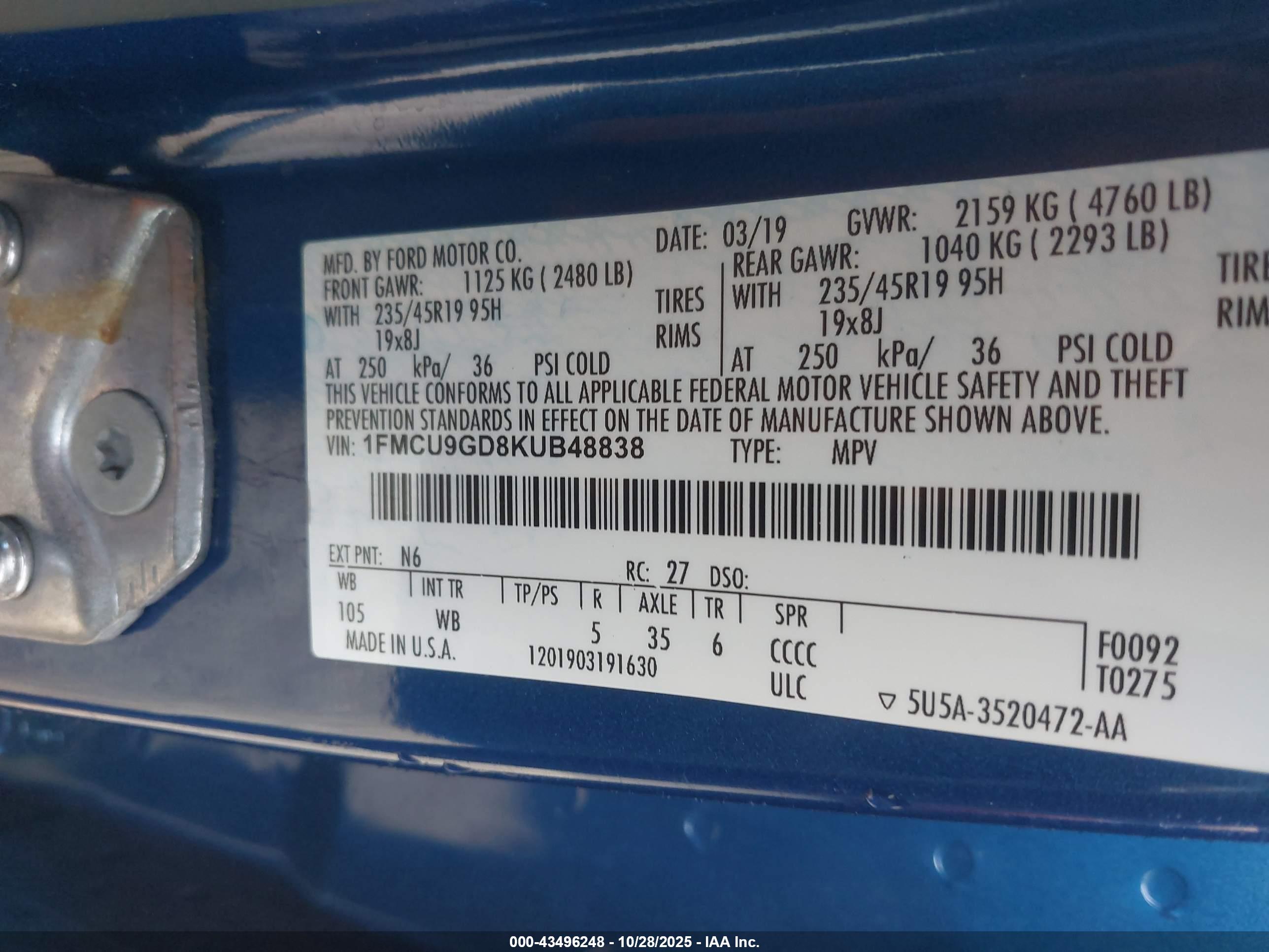 FORD ESCAPE image 9