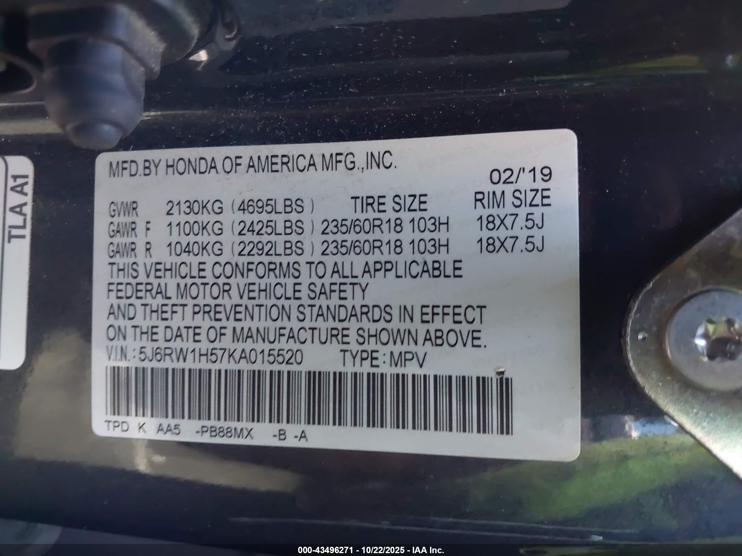 HONDA CR-V image 9