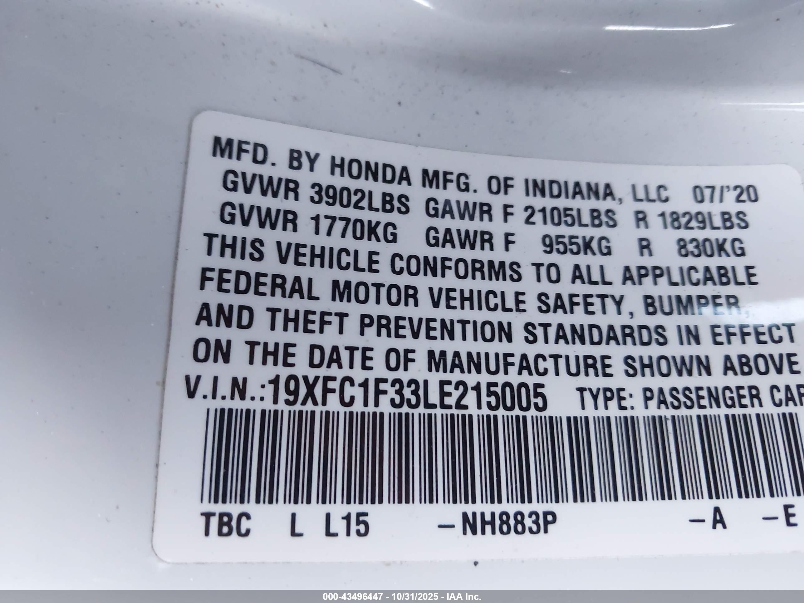 HONDA CIVIC image 9