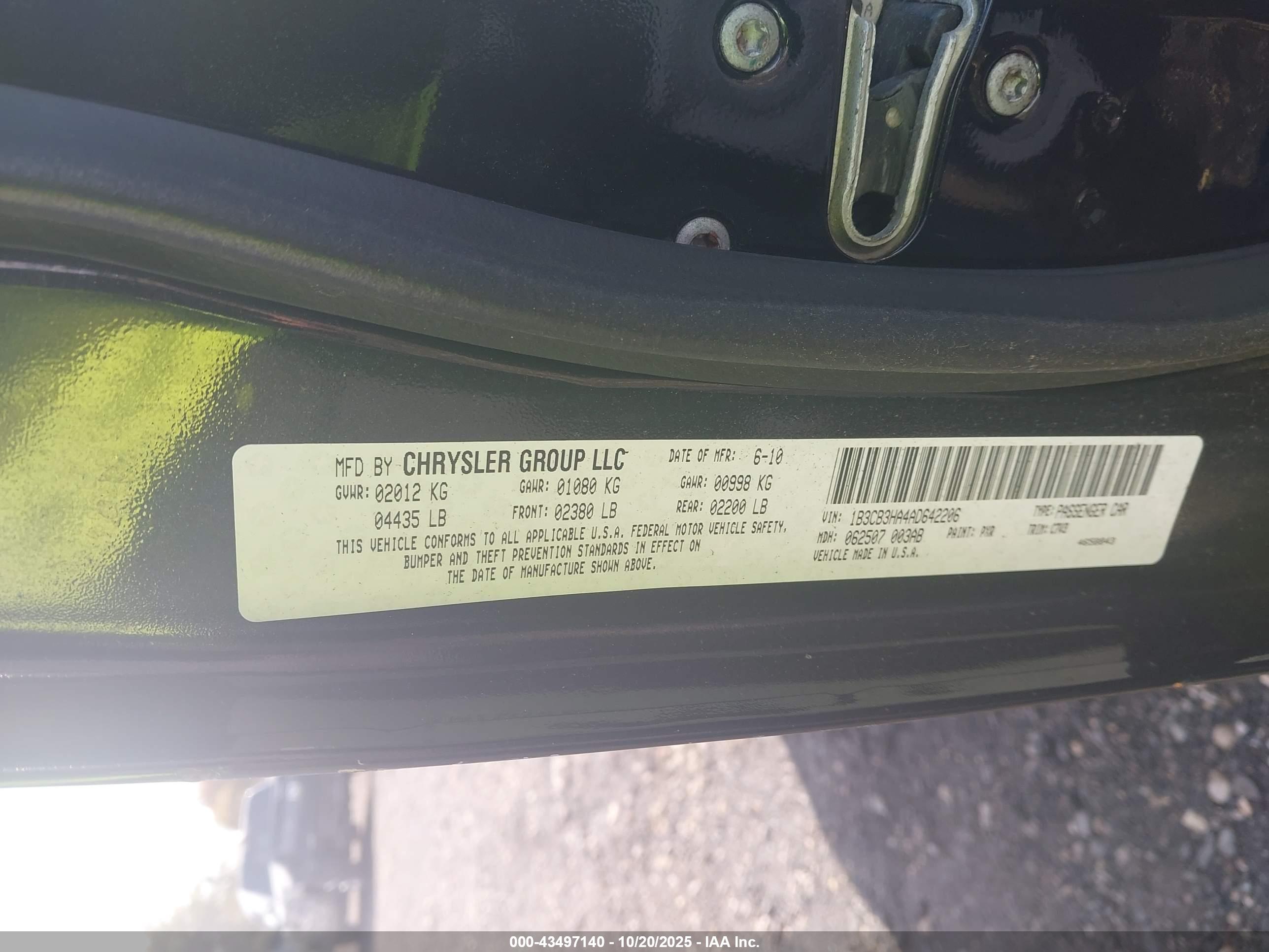 DODGE CALIBER image 9