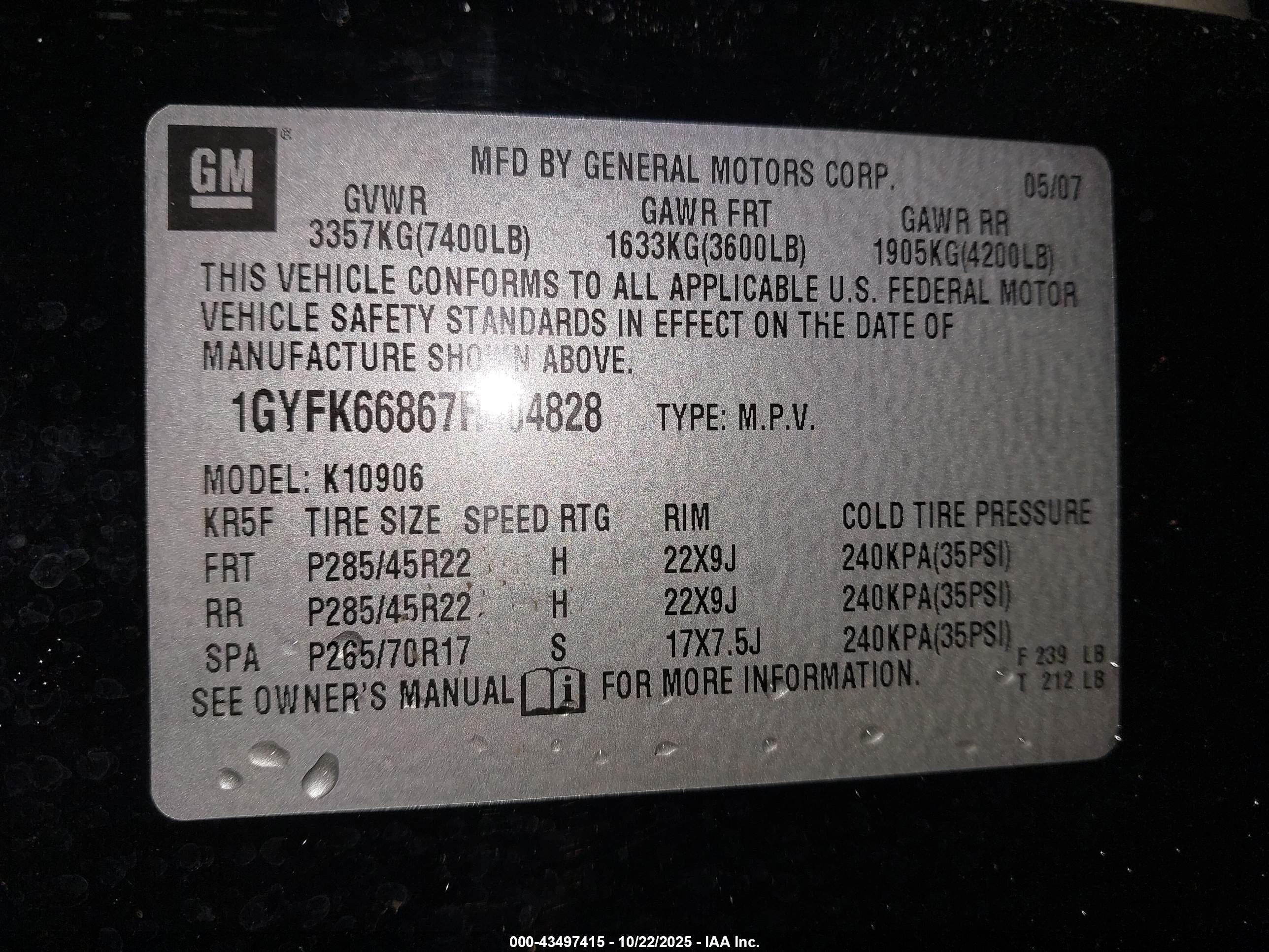 CADILLAC ESCALADE image 9