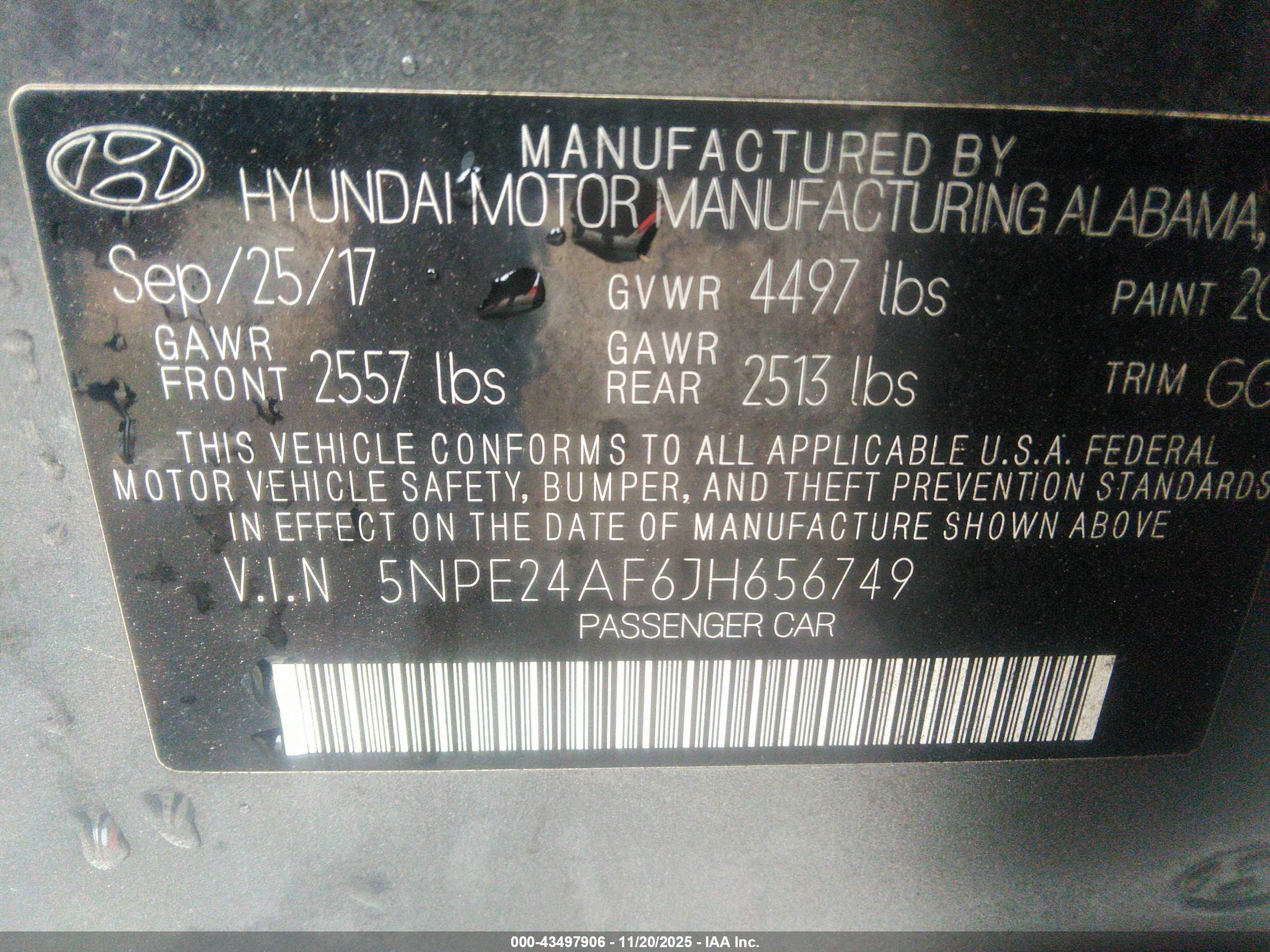 HYUNDAI SONATA image 9