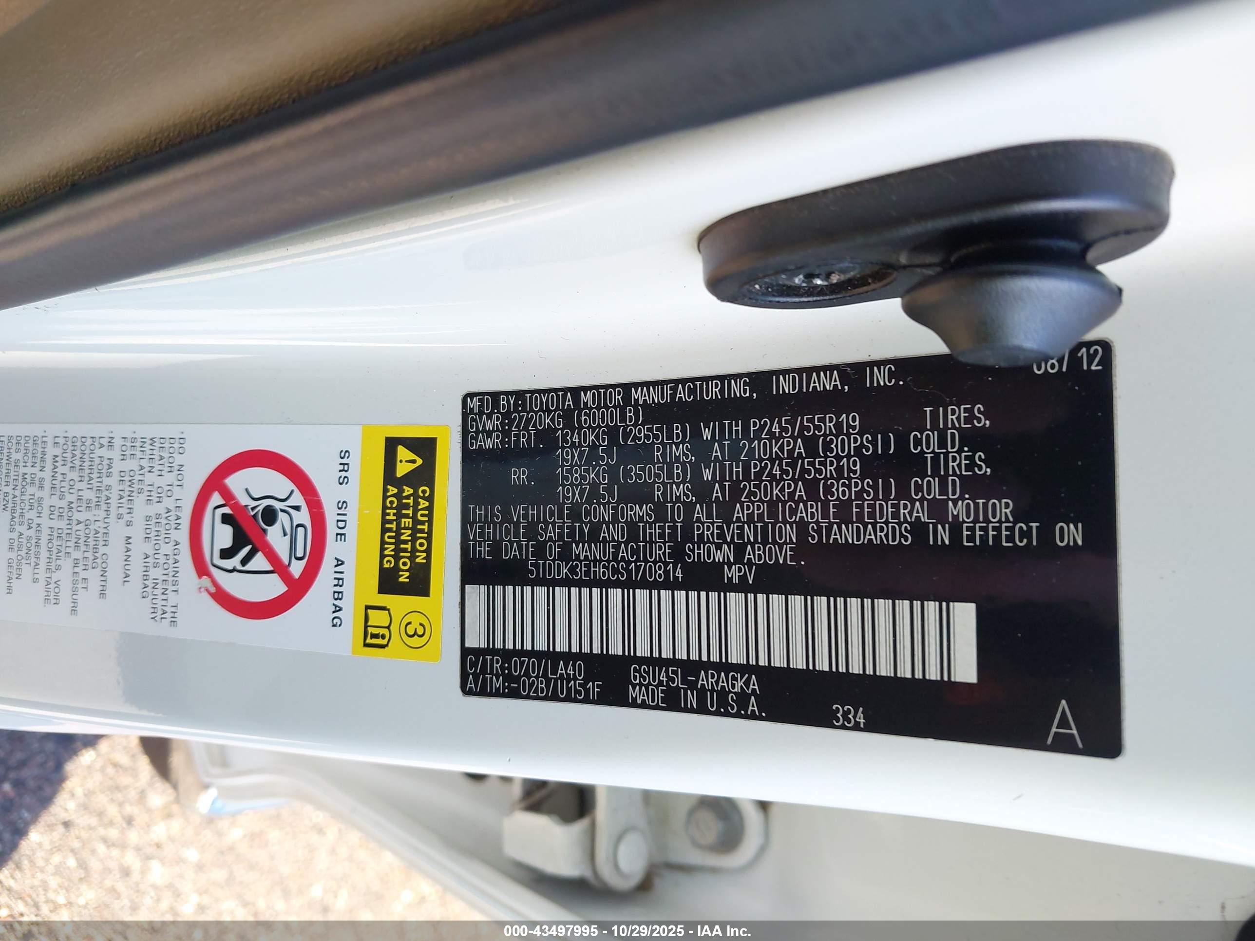 TOYOTA HIGHLANDER image 9
