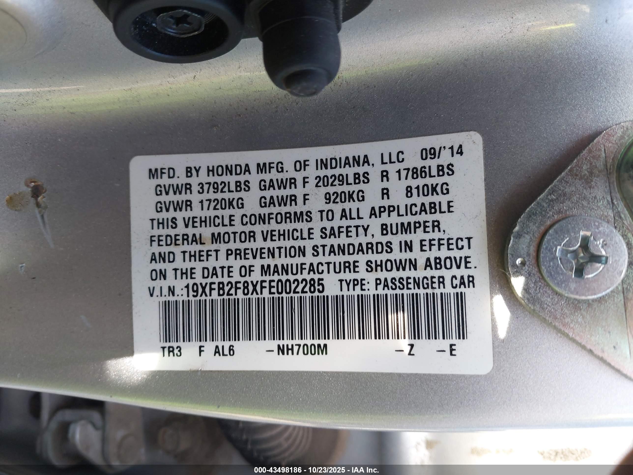 HONDA CIVIC image 9