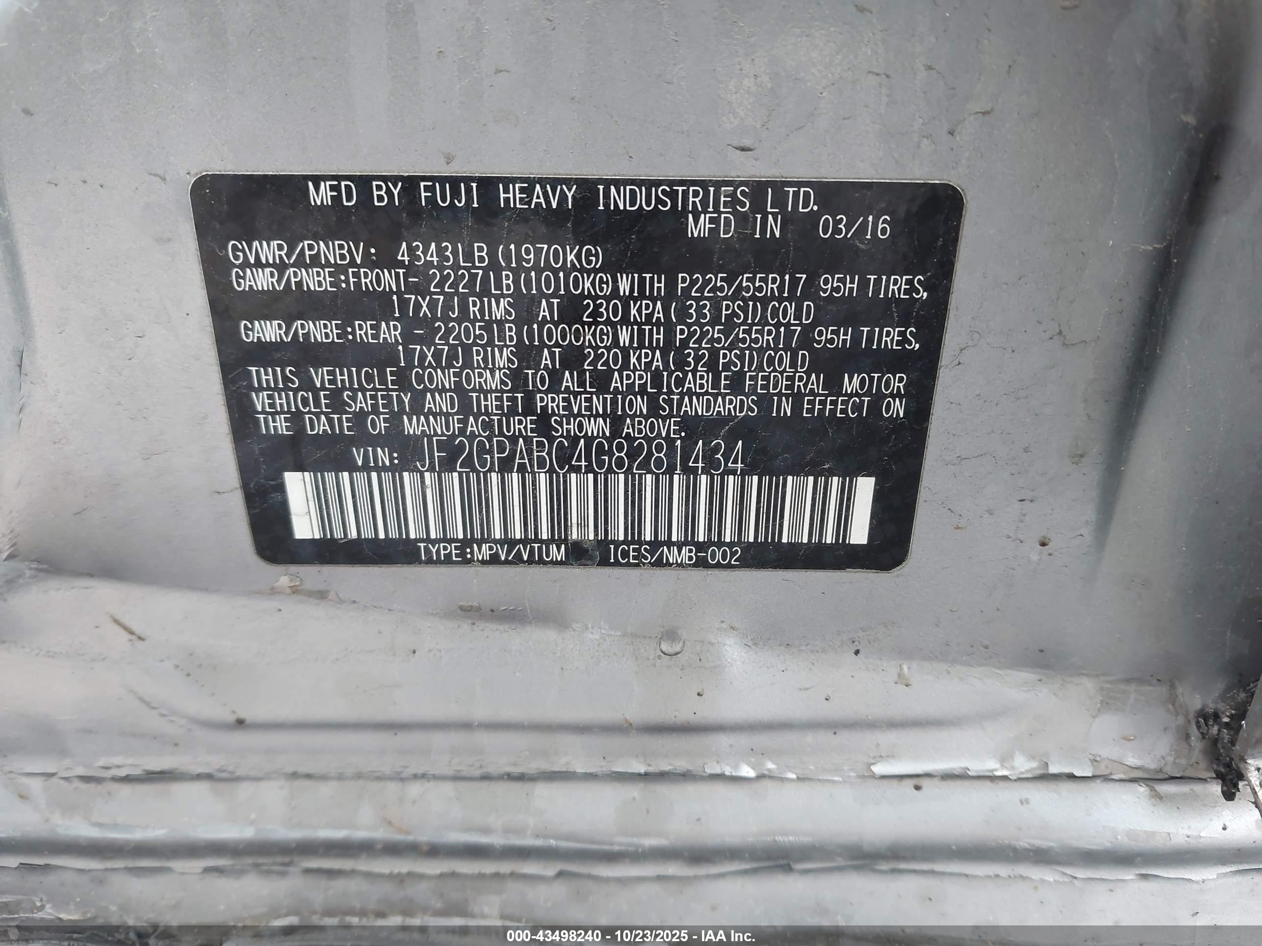 SUBARU CROSSTREK image 9